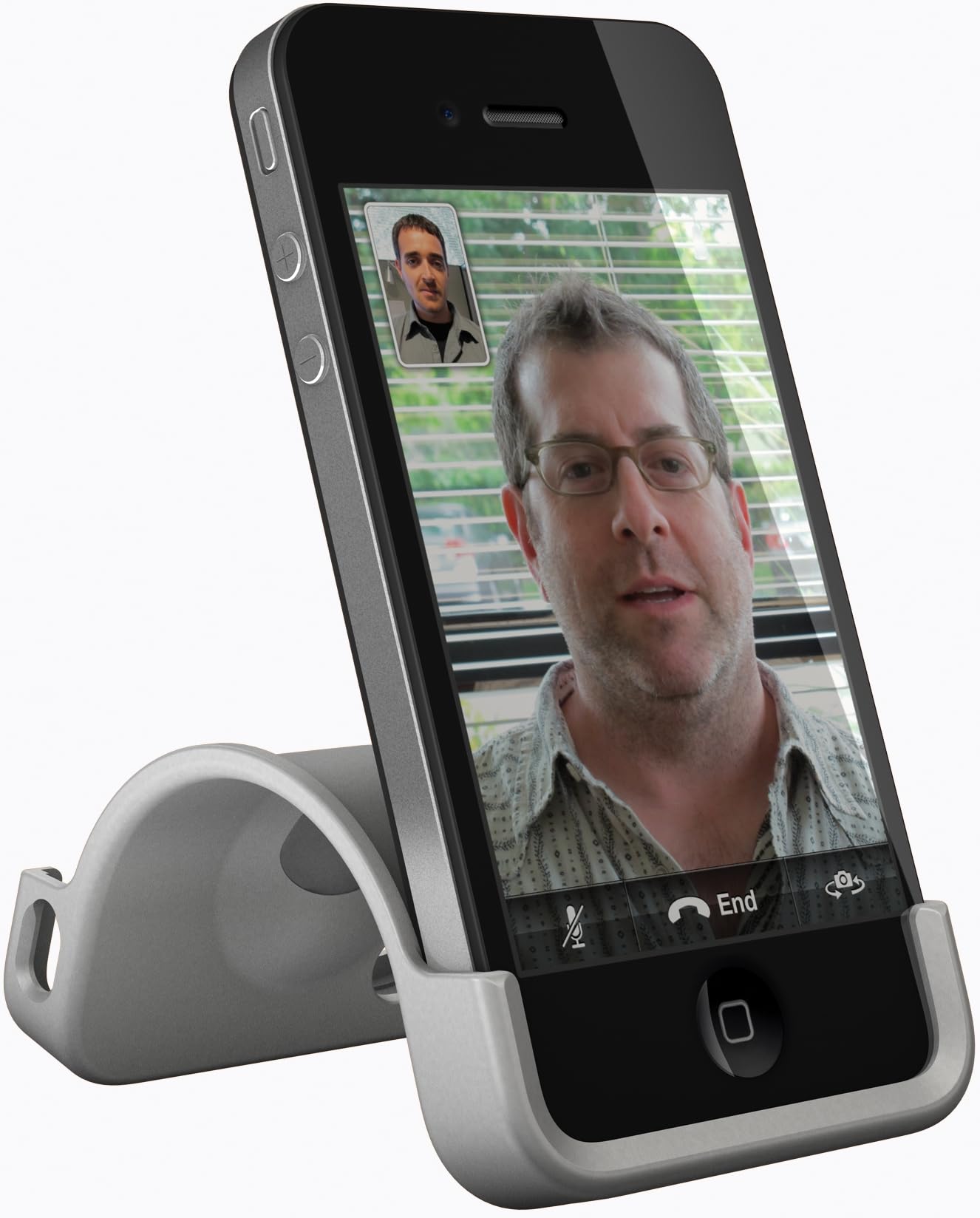 Xtrememac Ipp Ss4 03 Snap Stand For Iphone 4   White