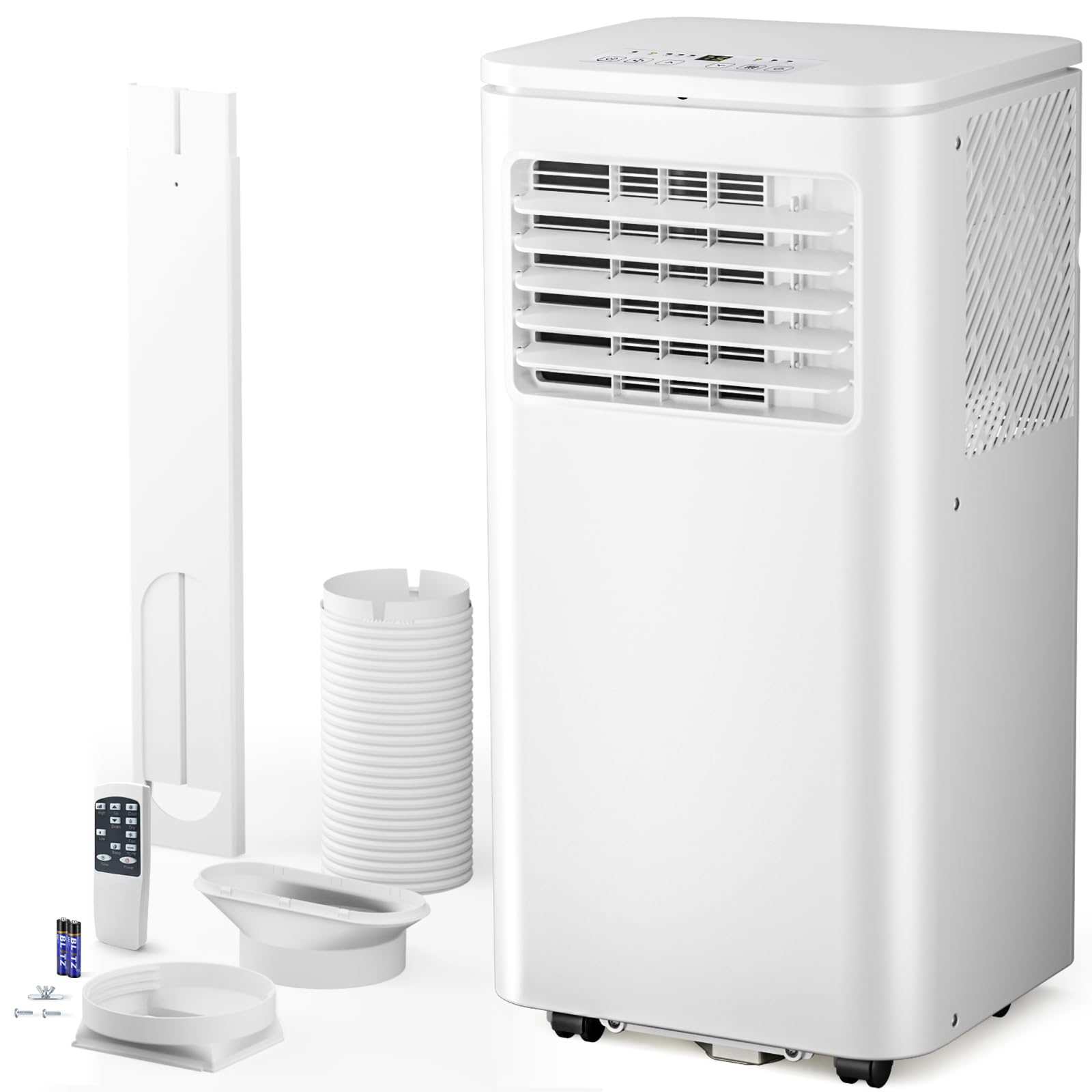 Antarctic Star 10000 BTU Portable Air Conditioner, 3 in 1 Free Standing Cooling AC Unit with Fan & Dehumidifier & Cools, Sleep M
