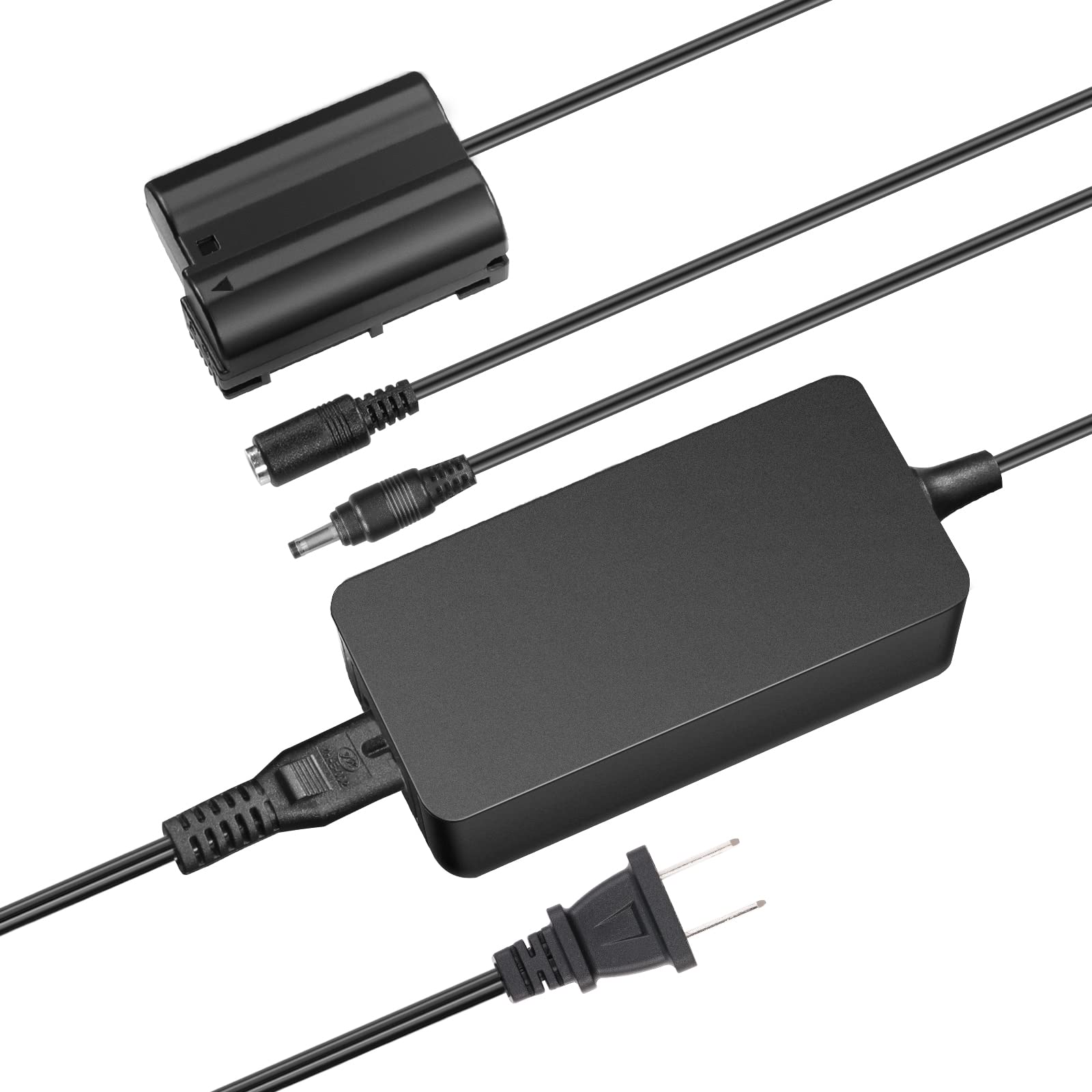 Neewer Dummy Battery With Ac/Dc Coupler Power Adapter Replacement For Ep 5B/En El15, Power Supply Compatible With Nikon Z5 Z6 Z7