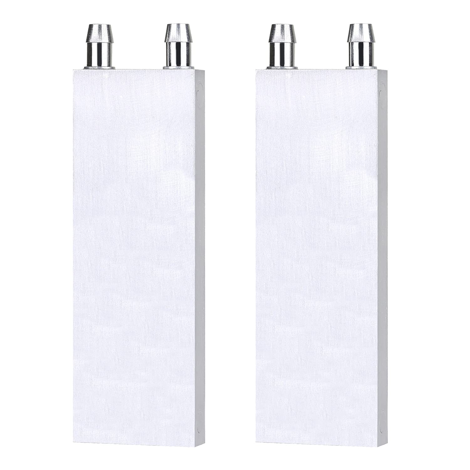 Clyxgs Aluminum Water Cooling Block,Liquid Cold Water Plate Heat Sink Water-Cooled Exchanger Head semiconductor Refrigeration Sh