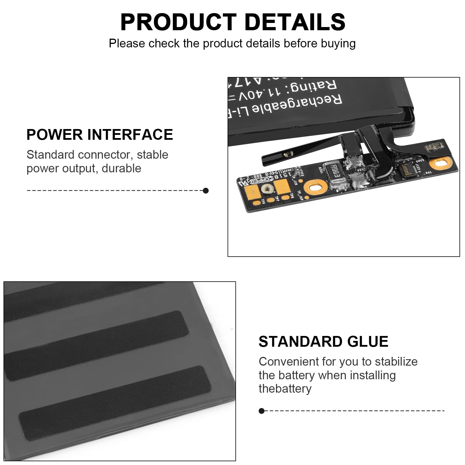 A1708 A1713 Laptop Battery Replacement For Macbook Pro 13 Inch A1708 (Late 2016, Mid 2017, Mid 2019, 2020), Emc 2978 3164, A2171