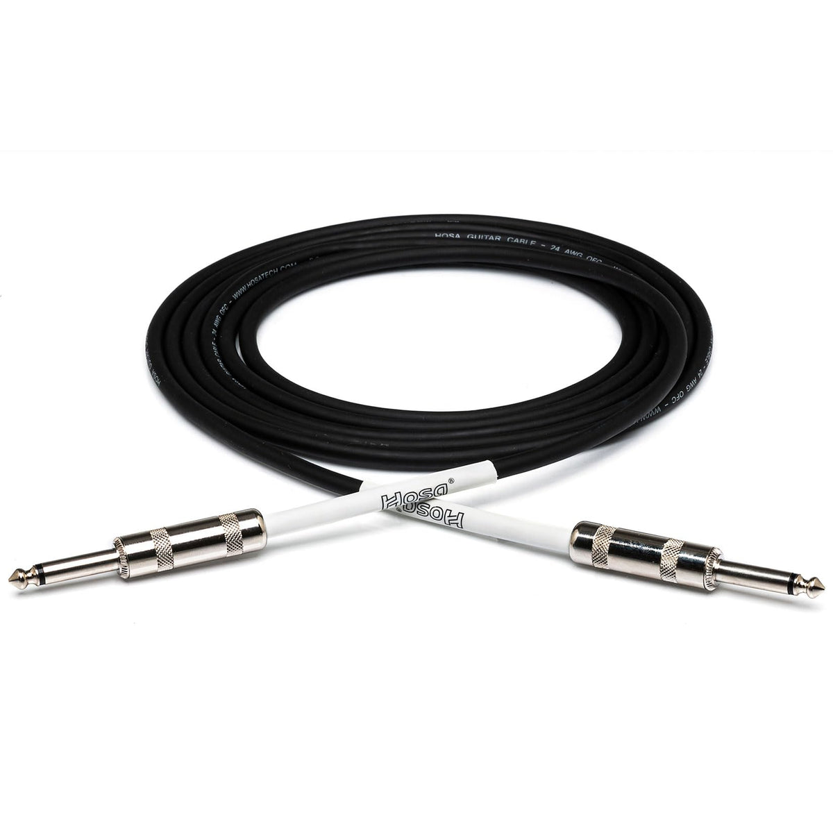Hosa Gtr 220 Straight To Straight Guitar Cable, 20 Feet,Black