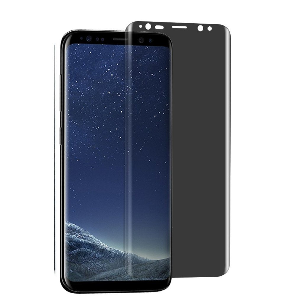 Uponew For Samsung Galaxy S9 Plus Privacy Screen Protector [1 Pack][3D Curved][Anti Scratch] 9H Hardness Tempered Glass Anti Spy