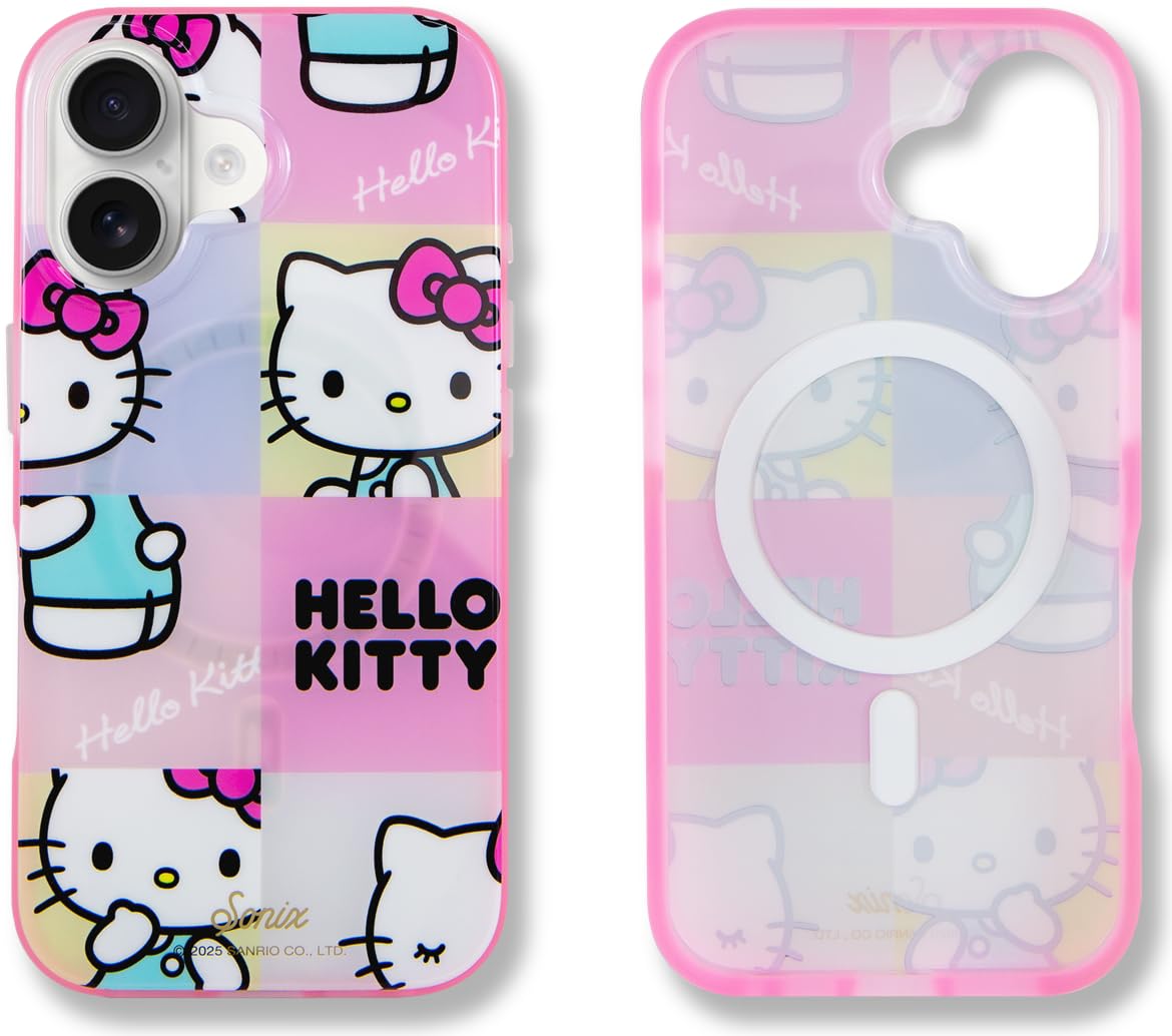 Sonix Case for iPhone 17 | Compatible with MagSafe | 10ft Drop Tested | Hello Kitty Grid