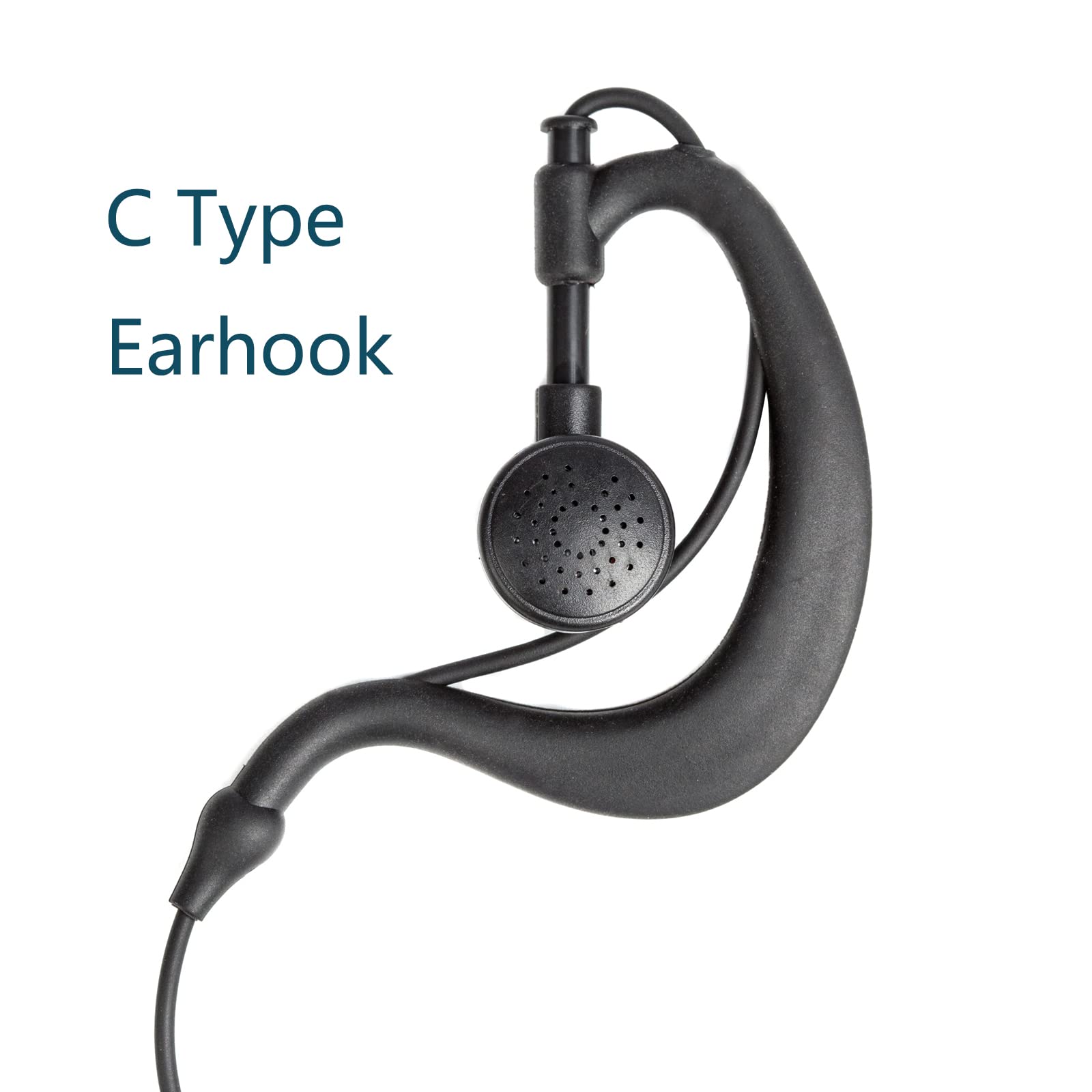 Luiton Walkie Talkie Earpiece With Mic Single Wire Earhook Headset Two Way Radio Earpiece For Baofeng Uv 5R Bf 888S Arcshell Retevis H 777 Rt21 Rt22 Kenwood 2 Way Radio (10 Pack)