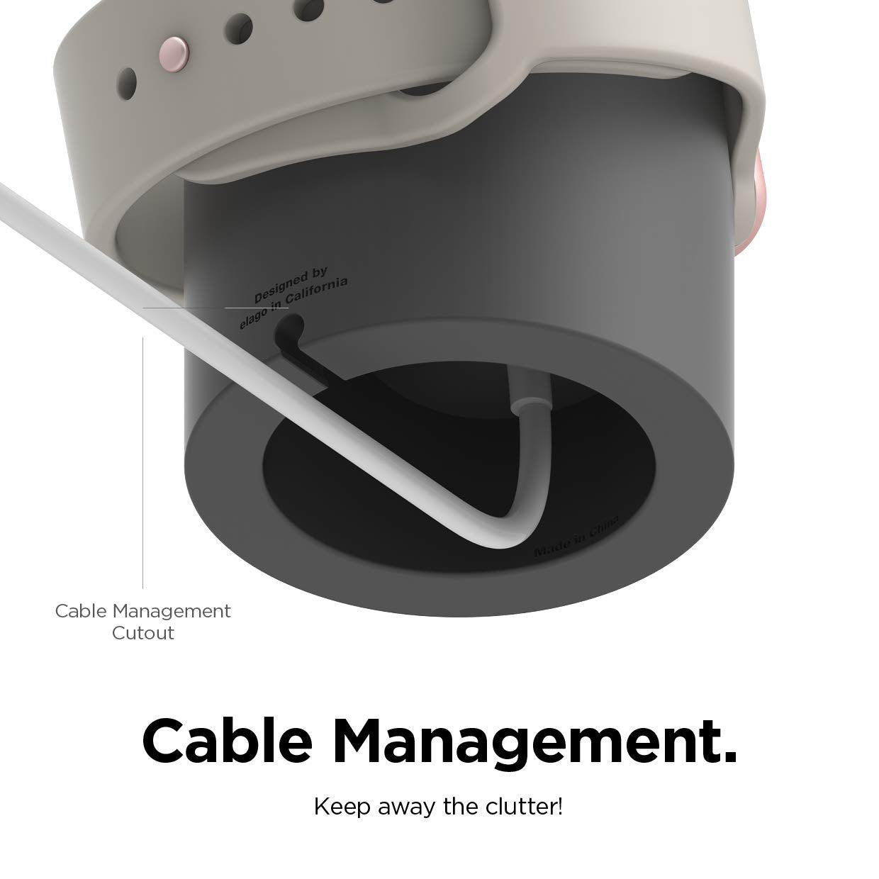 Elago W2 Charger Stand Compatible With Apple Watch Series Ultra2/Ultra/10/9/8/7/6/5/4/3/2/1/Se (49Mm, 46Mm, 45Mm, 44Mm, 42Mm, 41