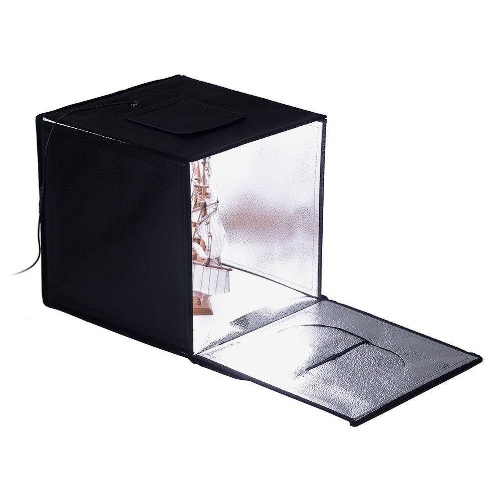 Fotodiox Pro Led 16X16 Studio-In-A-Box For Table Top Photography - Includes Light Tent, Integrated Dimmable Led Lights, Carrying