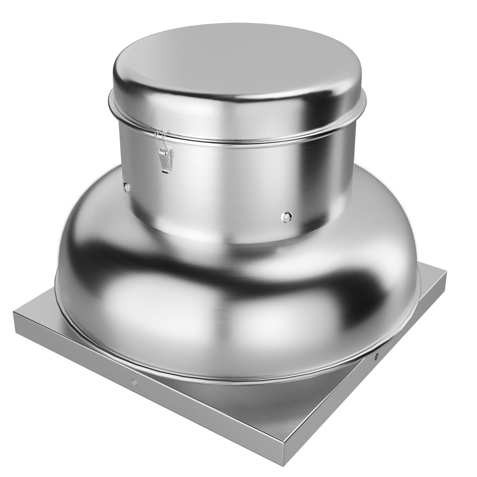 Towallmark 2400 CFM Upblast Roof Exhaust Fan - High-Speed Direct Drive, Upgraded Motor, 25 Fan Base - Ideal for Restaurants, Fac