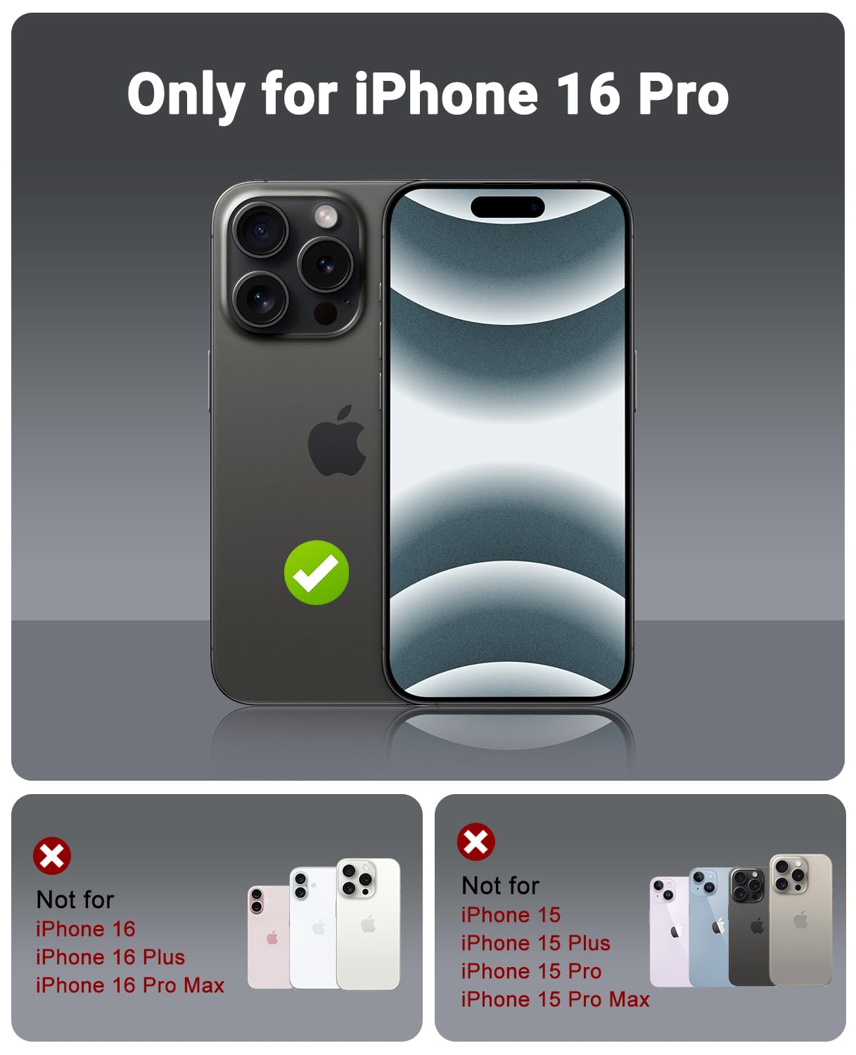 Otofly Compatible With Iphone 16 Pro Case, Compatible With Magsafe, Shockproof Magnetic Silicone Case For Iphone 16 Pro,[Militar