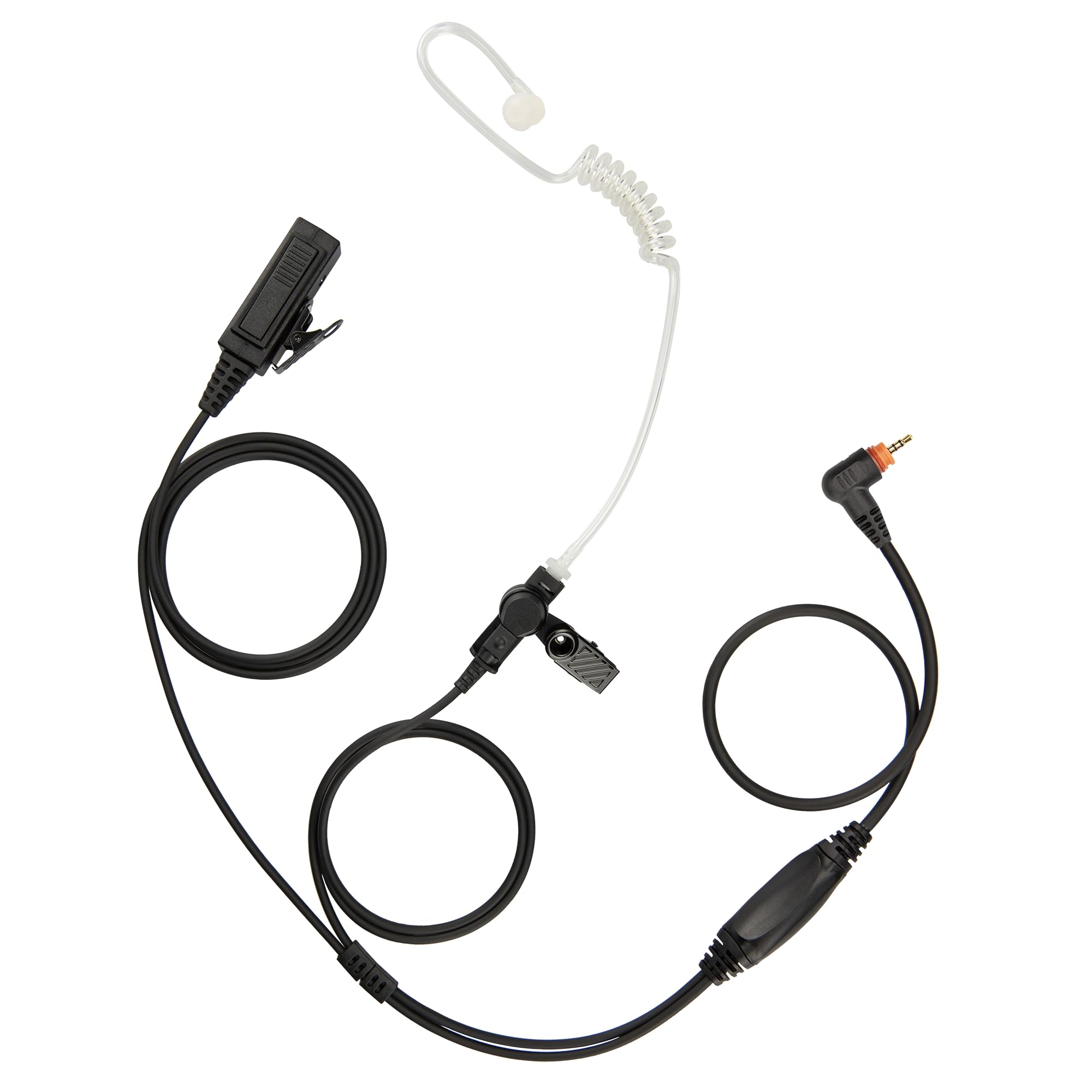 Bommeow Bct22 M12 2 Wire Clear Coil Surveillance Kit Compatible With Motorola Two Way Radios Sl7550E Sl7580 Sl300 Sl3500E Sl4000 Sl8550E Sl1K Tlk100 Dlr110 Curve