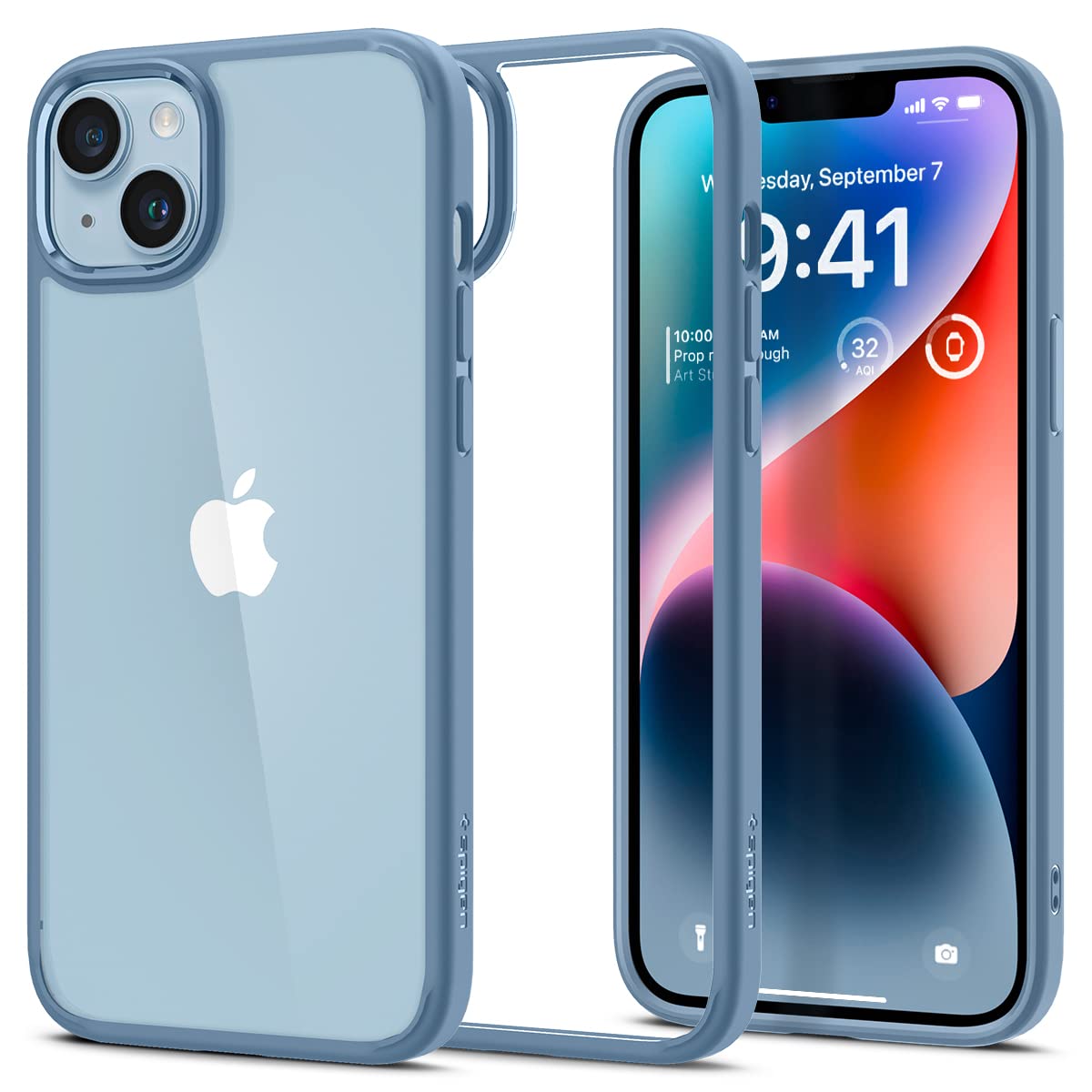 Spigen Ultra Hybrid Designed For Iphone 14 Case (2022)   Sierra Blue