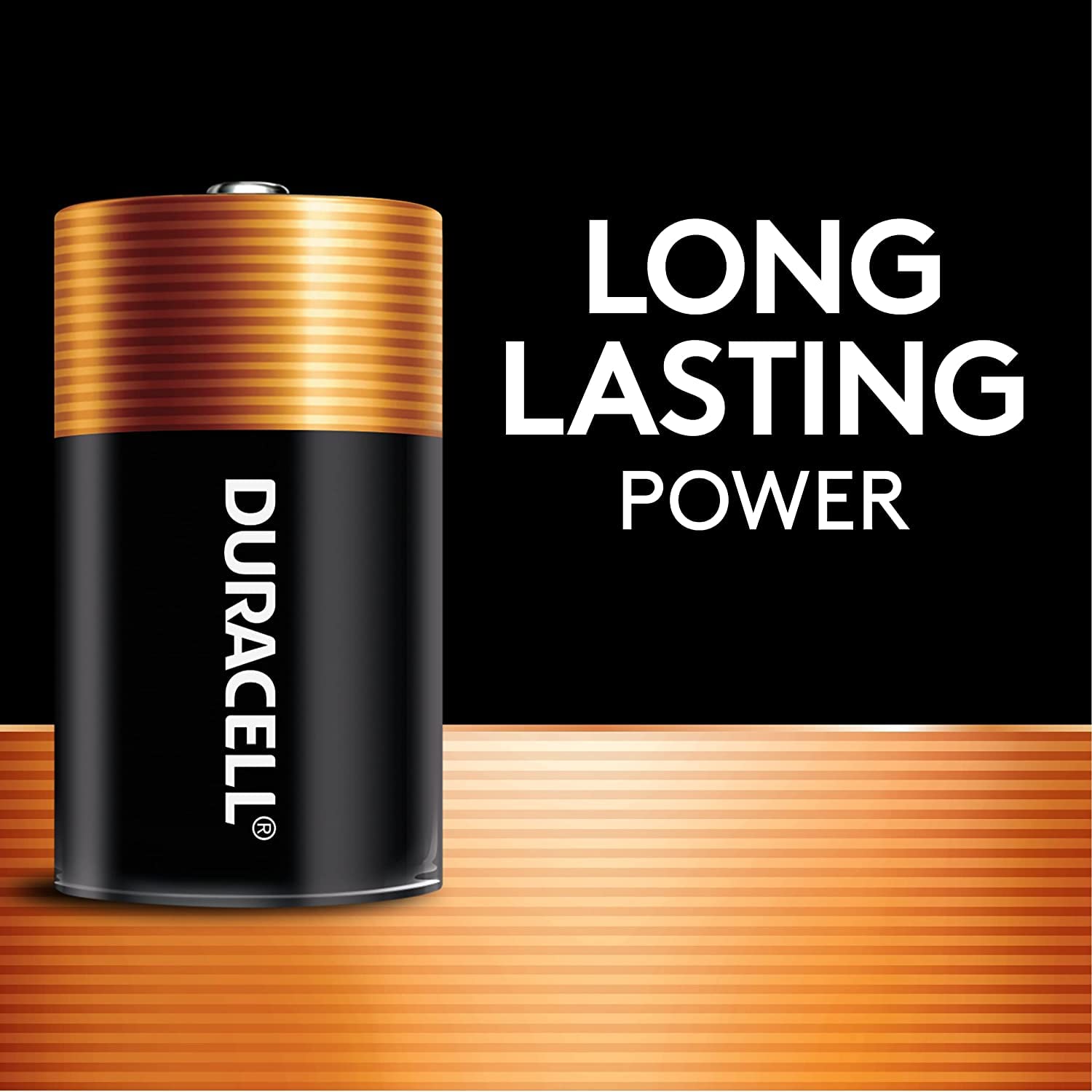 Duracell   Coppertop D Alkaline Batteries With Recloseable Package   Long Lasting, All Purpose D Battery For Household And Busin