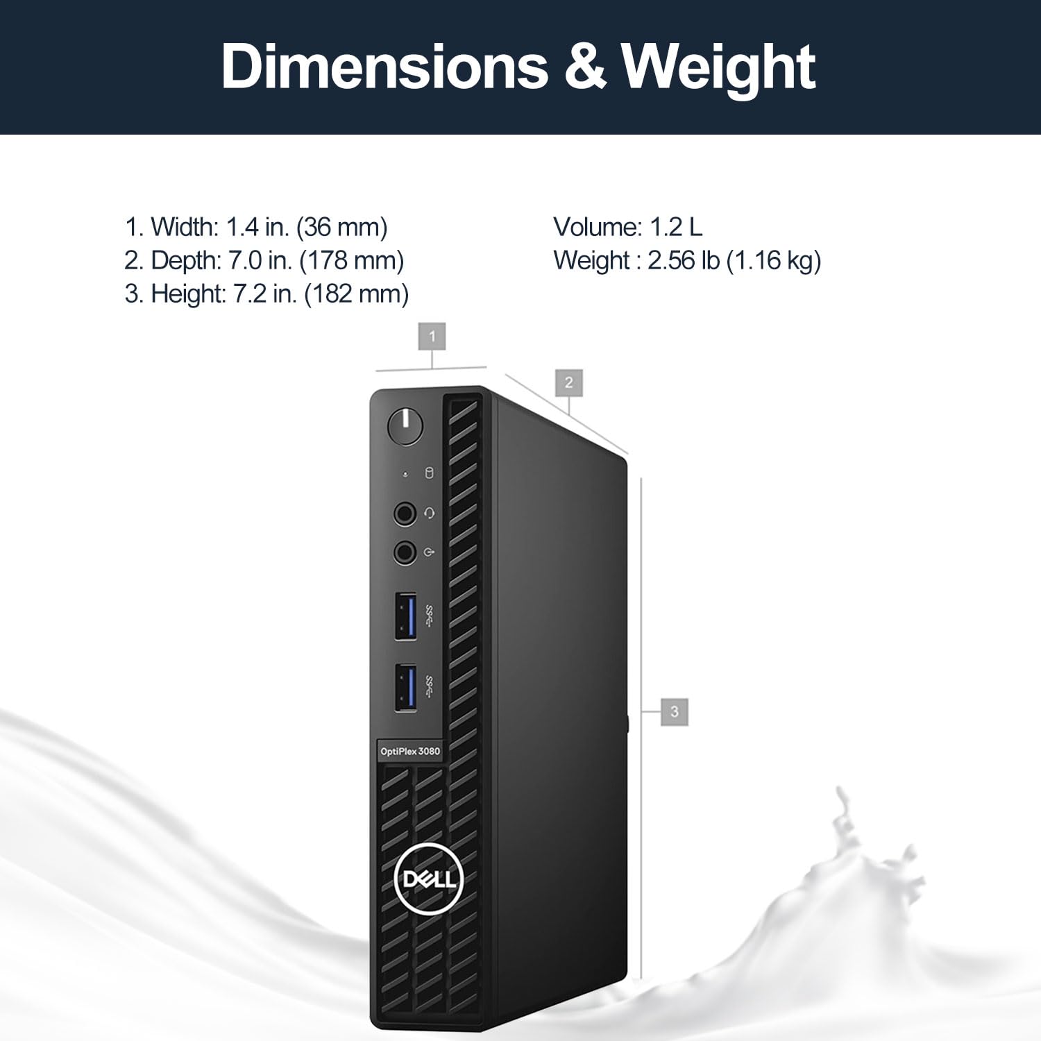 Dell Optiplex 3000 Series 3080 Micro Form Factor Desktop, Intel Core I5-10500T, 32Gb Ram, 1Tb Pcie Ssd, Wi-Fi 5, Bluetooth, Wire