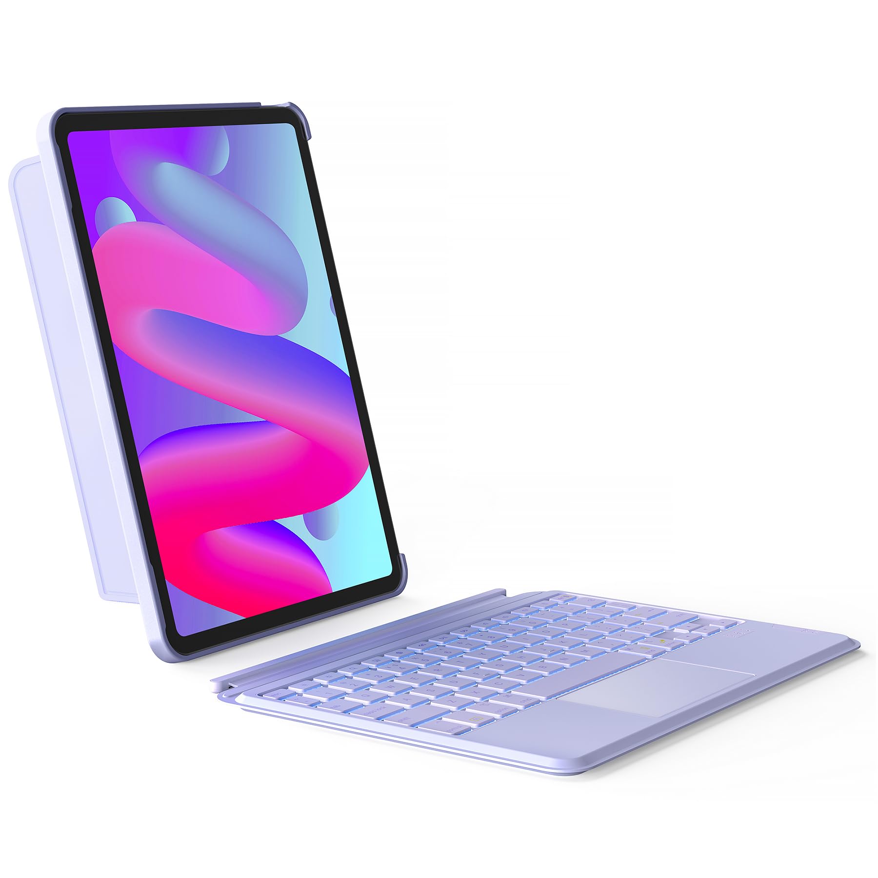 Inateck for iPad Pro 11 inch Case with Keyboard, Compatible with iPad Air 6/5/4,iPad Pro 11 4/3/2/1, Detachable iPad Keyboard Ca