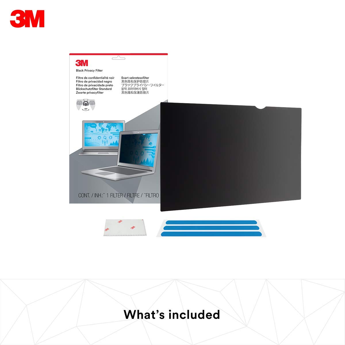 3M Privacy Filter For 14'' Edge To Edge Widescreen Laptop (Pf140W9E)