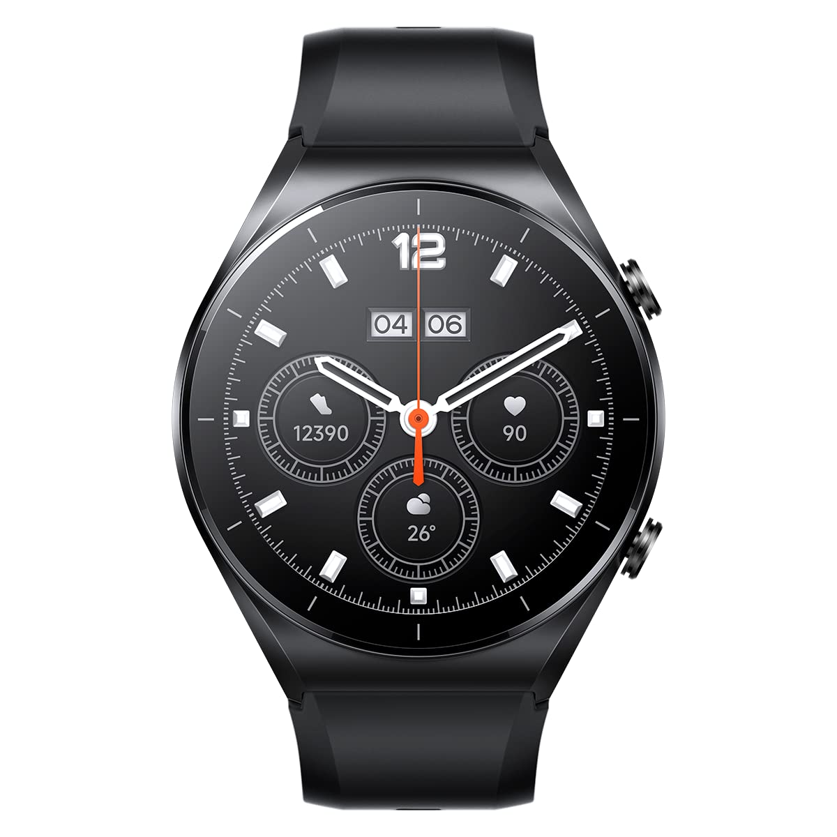 Xiaomi Watch S1, Sapphire Glass, Stainless Steel Case, 143 Amoled Display, Dual Band Gps, Leather Strap, Bluetooth Phone Call, 1