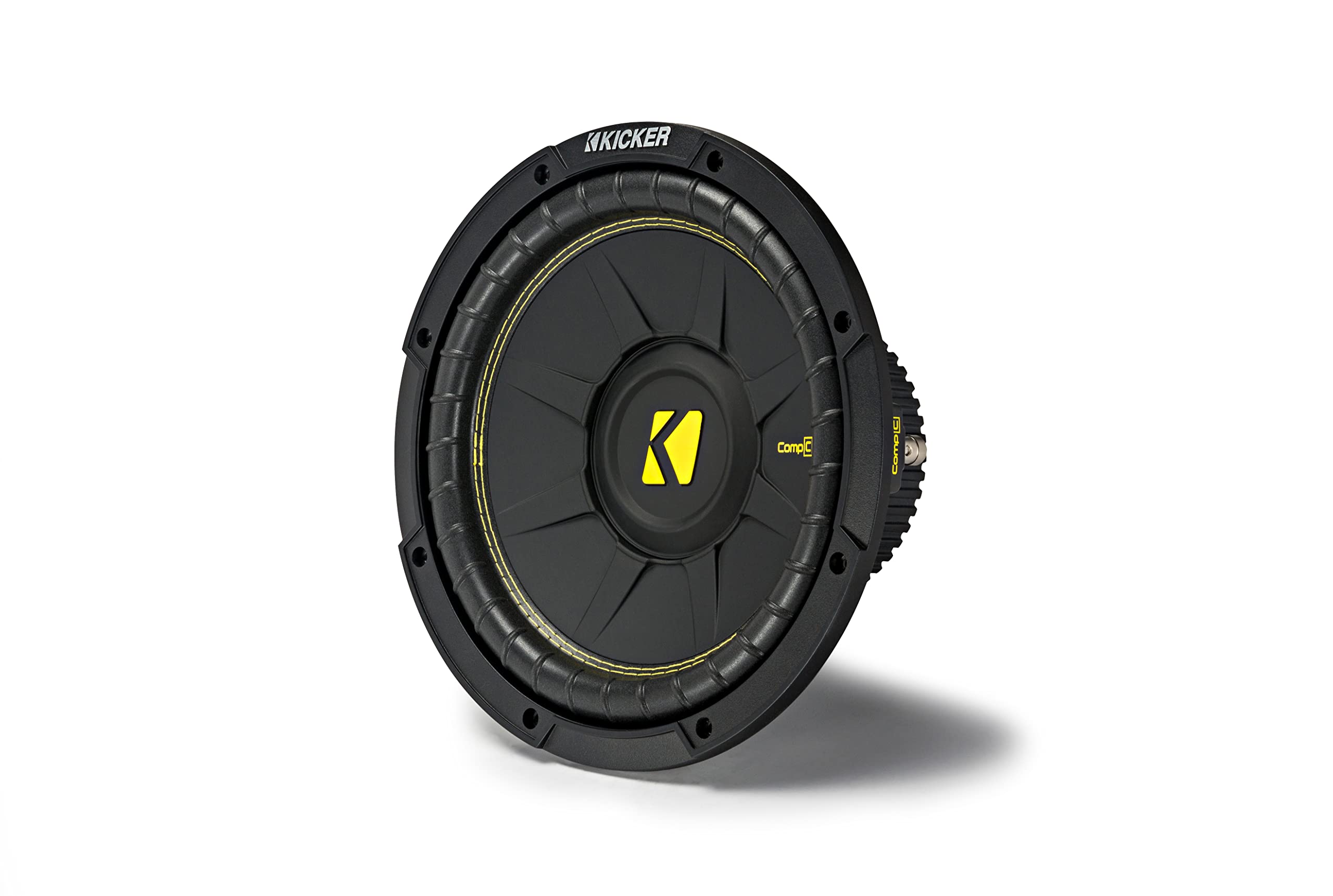 Kicker 44Cwcs104 10 Inch (25.4Cm) Compc Subwoofer|250 Watts Rms|500 Watts Peak|4 Ohm Single Voice Coil|Legendary Sound Quality &