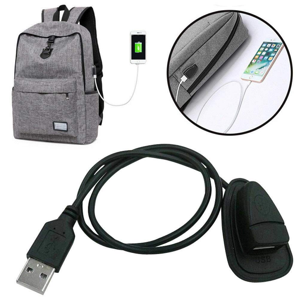External Usb2.0 Charging Interface Adapter Charging Cable Part For Backpack, Backpack Crossbody Travel Chest Bag Charger Cable