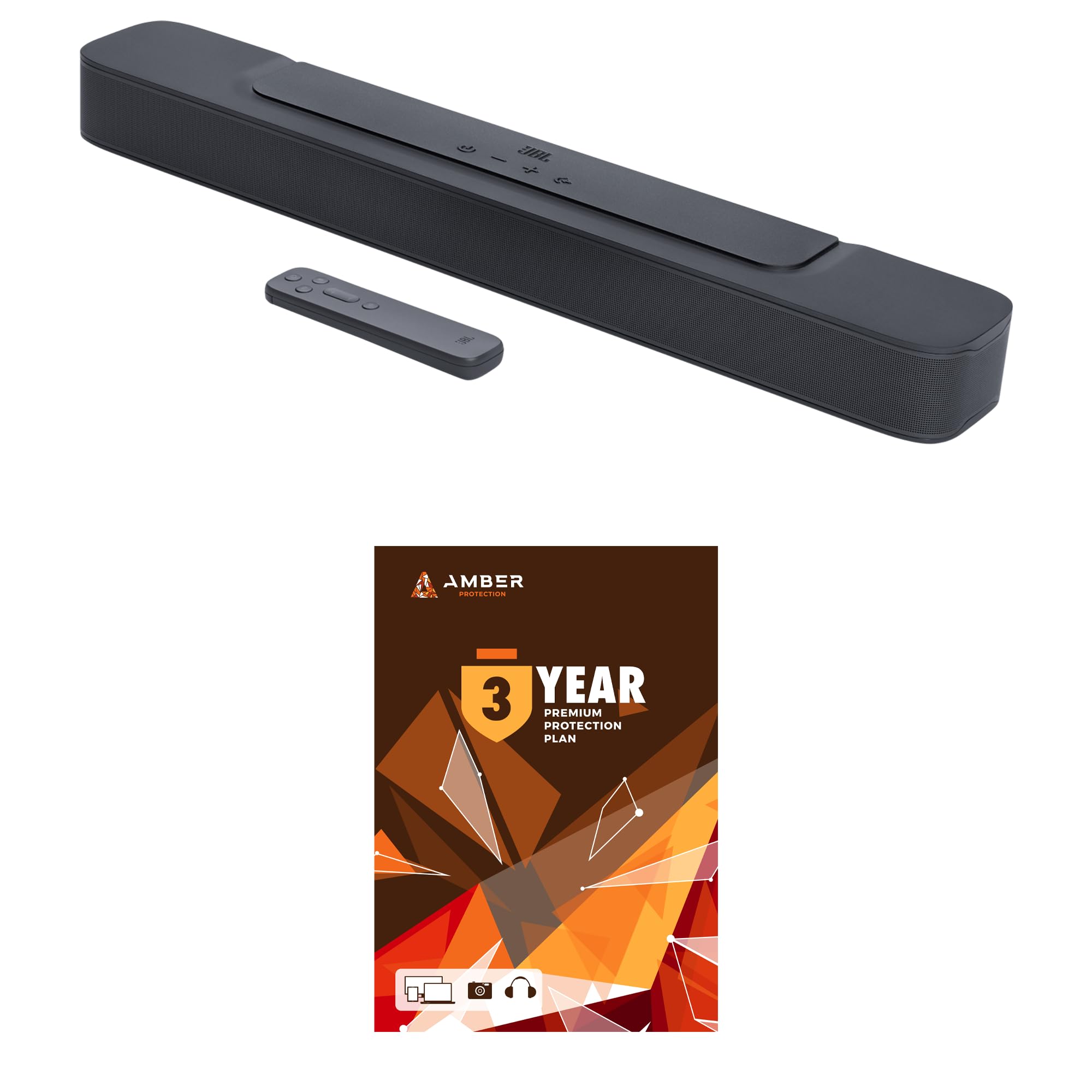 Jbl Bar-2-0-All-In-One-Mk2 Compact 2Ch Soundbar With Dolby Digital And 3 Year Amber Protection Plan (2022)