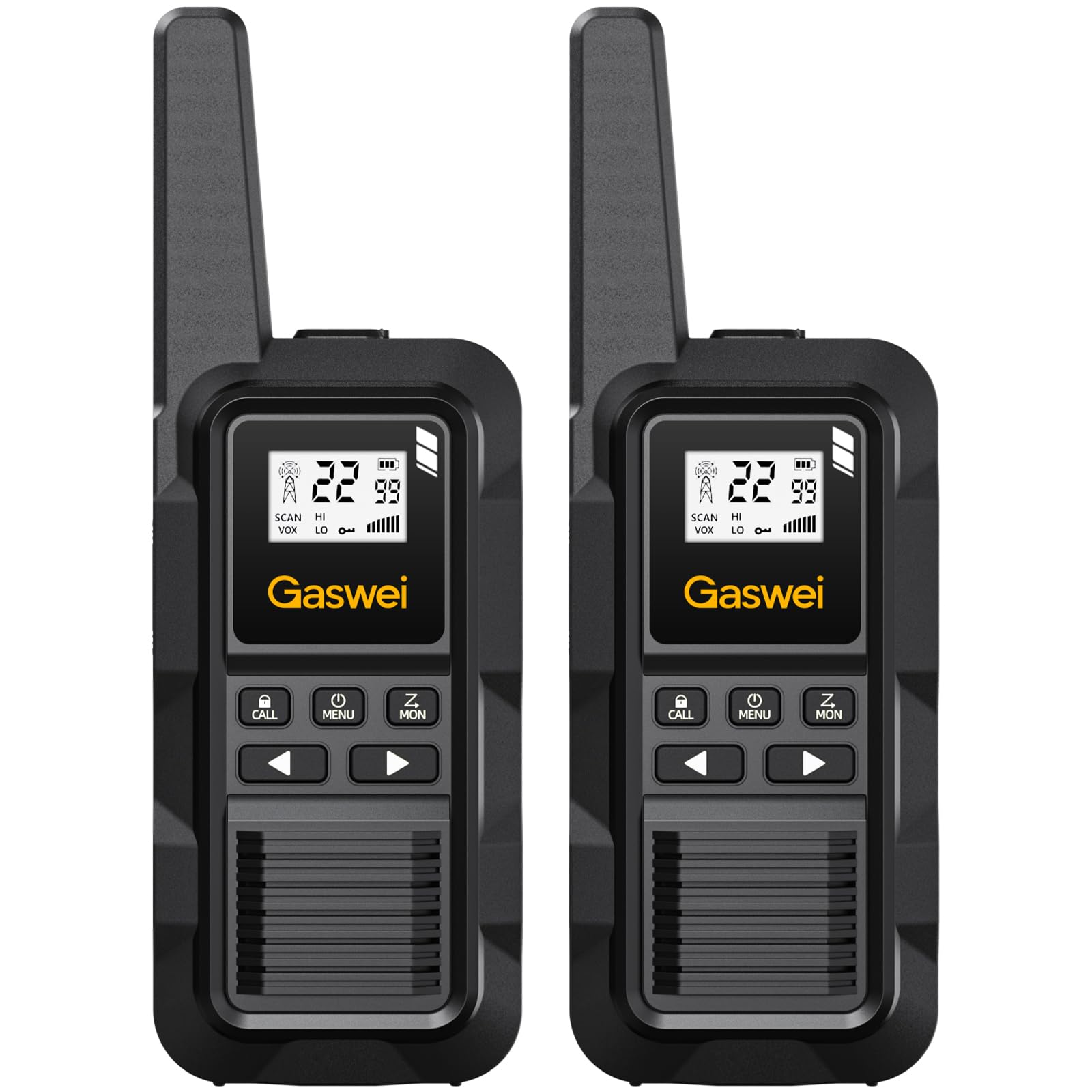 Gaswei G2Pro Heavy Duty Walkie Talkies 2 Watt  Waterproof, Shock Resistant, Long Range & Rechargeable Two Way Radio With Vox Lon