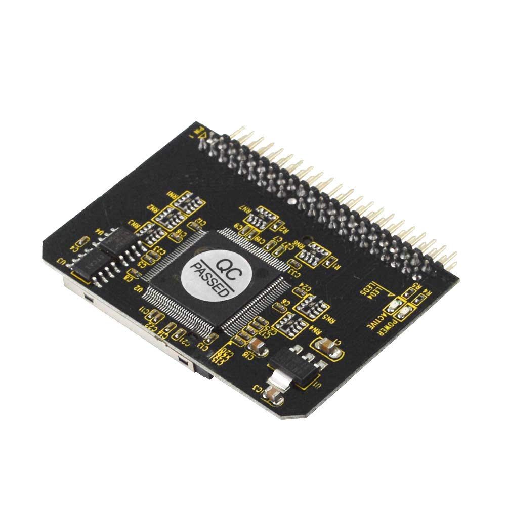 Godshark Sd Card To 2.5 Inch Ide Adapter, Sdhc Sdxc Mmc Memory Card Converter To Laptop Hdd 44 Pin Male Pata Port