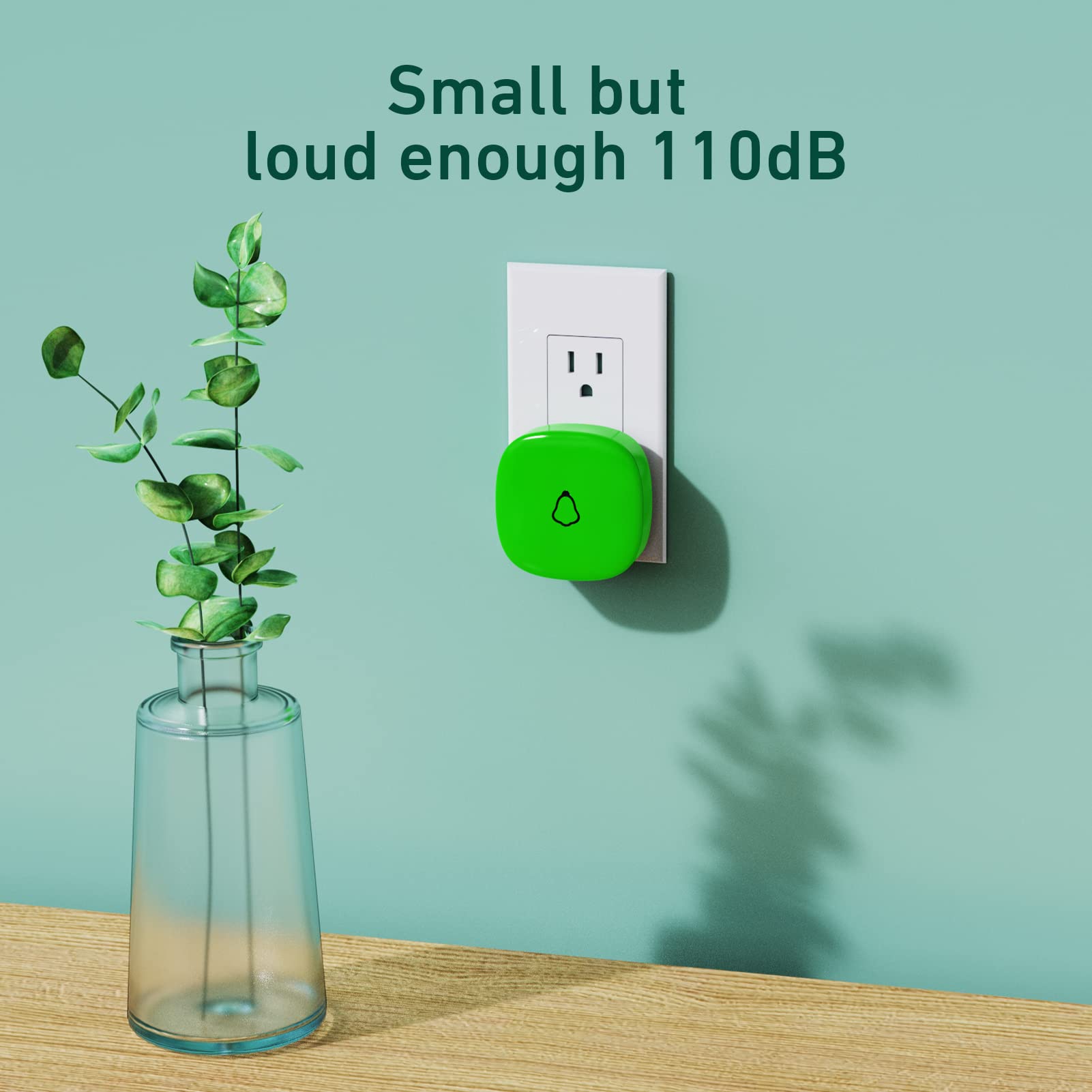 Secrui Wireless Doorbells For Home, Classrooms, Apartments, Businesses, Etc. Easy To Use, Adjustable Volume, 58 Chimes, Colorful