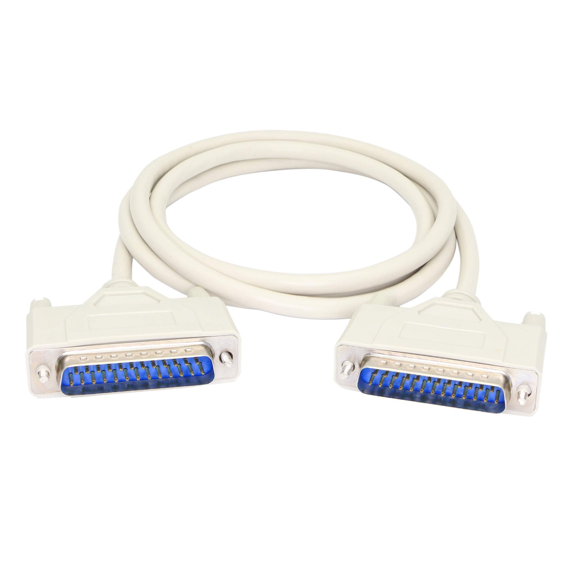 4.5 Feet Db25 Male To Male Parallel Printer Cable Youcheng For The Connection Between A Computer With Db25 Female Interface And