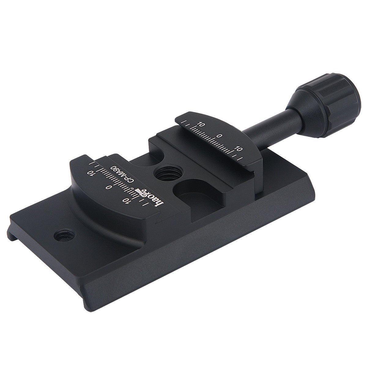 Haoge Cp Ma90 Quick Release Plate Qr Clamp Adapter Convertor For Select Manfrotto Tripod Fluid Video Head To Arca Swiss Compatible, Fit 501Pl / Q5 / 504Plong / 500Plong Heads