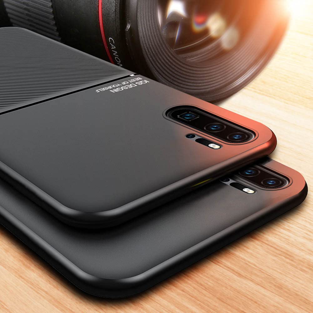 Kepuch Mowen Case Cover Bumper Built In Metal Plate For Huawei P30 Pro   Black