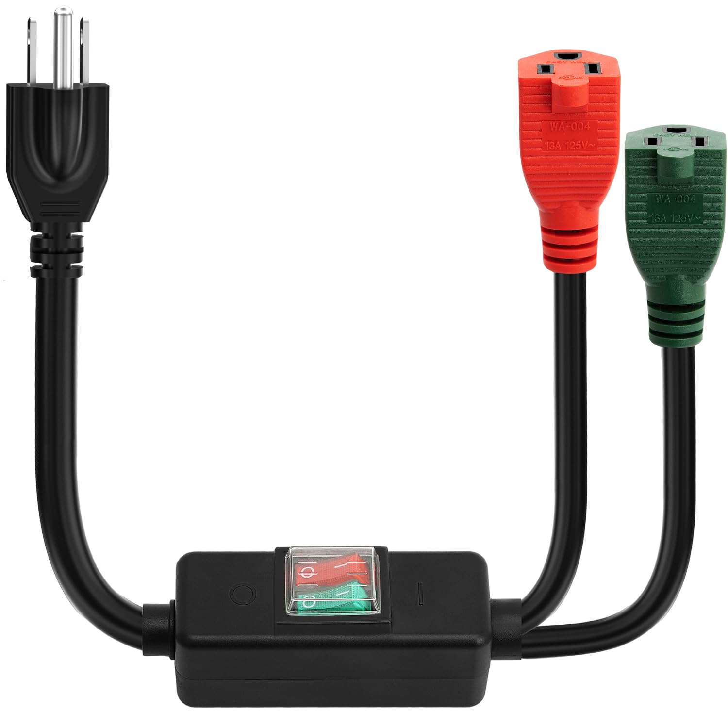 3 Prong Outdoor Waterproof Extension Switch Cord, Inline On/Off Switch Extension Cord, Sjtw 14Awg 3C Ip57 Waterproof,15A 125V He