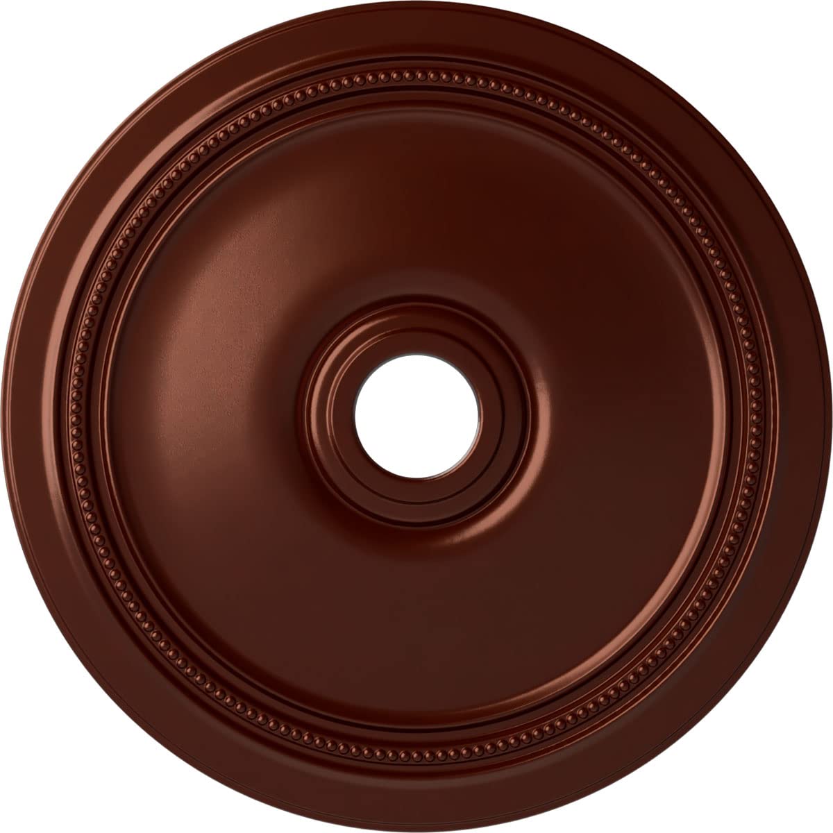 Ekena Millwork CM24DIACS Diane Ceiling Medallion, 24OD x 3 5/8ID x 1 1/4P (Fits Canopies up to 6 1/4), Hand-Painted Antique Copp