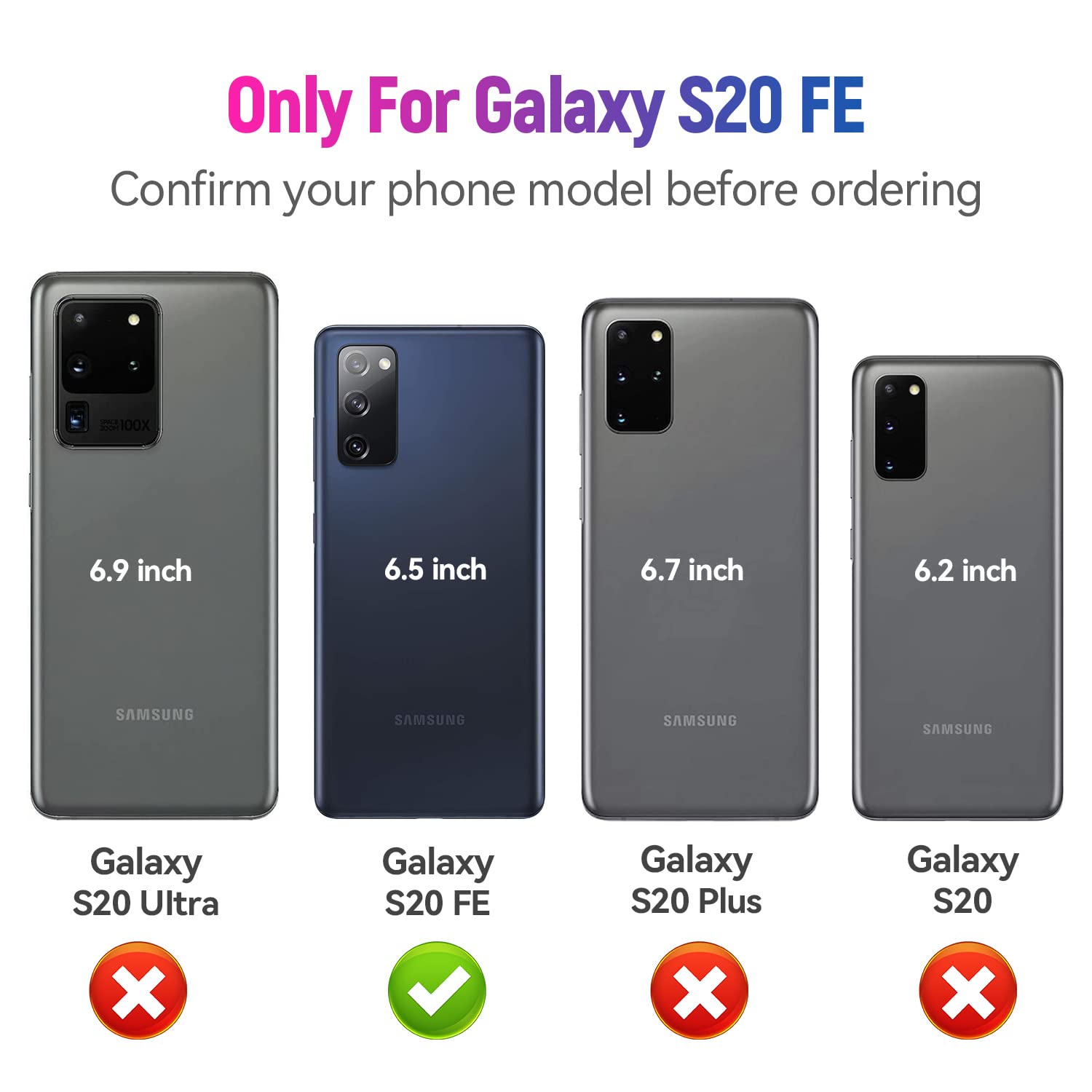 Addit Phone Case For Samsung S20 Fe Case Samsung Galaxy S20 Fe Phone Case, Military Grade, Heavy Duty, With Ring Holder Stand, S