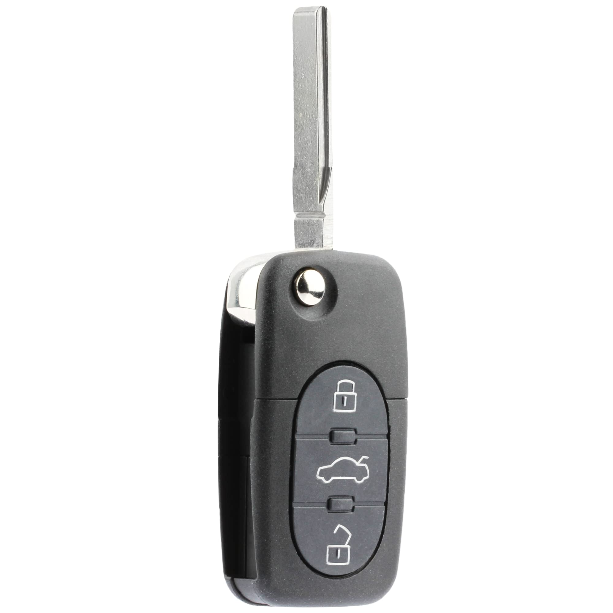 Replacement Keyless Entry Remote Flip Key Fob Fits 1998 1999 2000 2001 Vw Beetle, Golf, Jetta, Passat (Hlo1J0959753F)