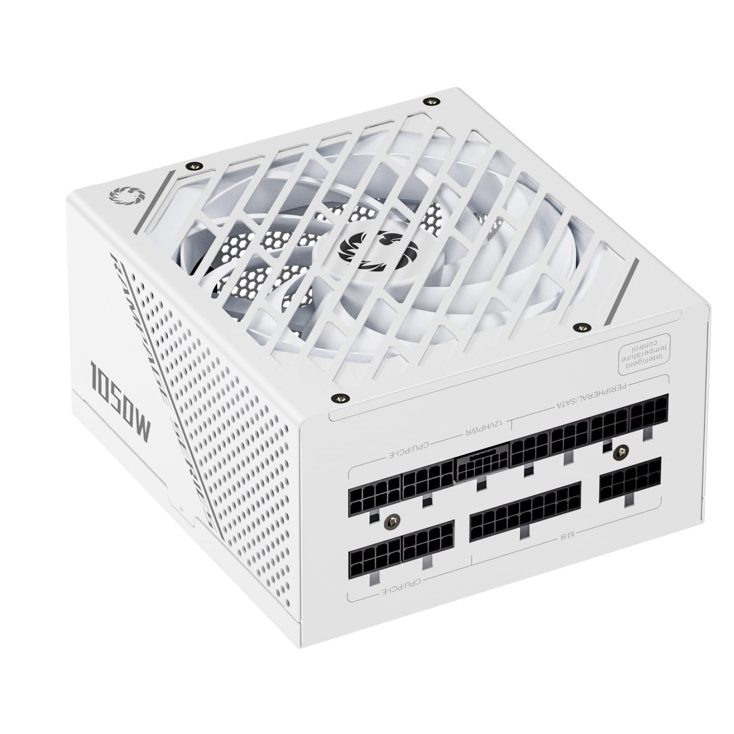 Gamemax Rampage Series 1050W Atx 3.1 & Pcie 5.1 80 Plus Platinum Certified Fully Modular Power Supply, 135Mm F.D.B Fan, 105C Jap
