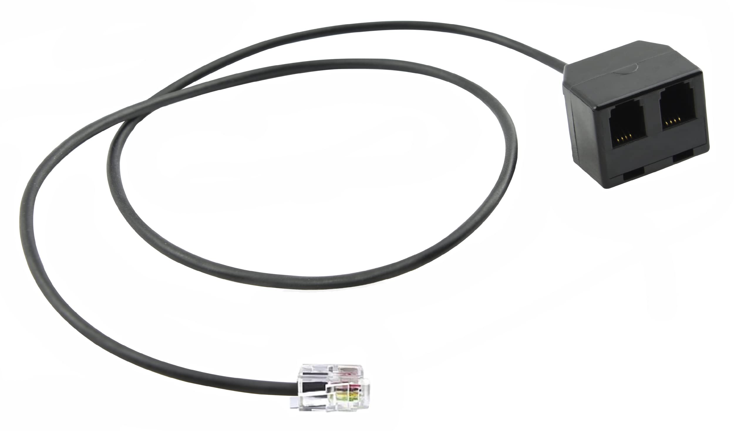 Telephone Training Adapter Y Splitter for Headset or Handset for Nortel Meridican, Norstar, Avaya, Ashtra, Mitel, Polycom, Ge an