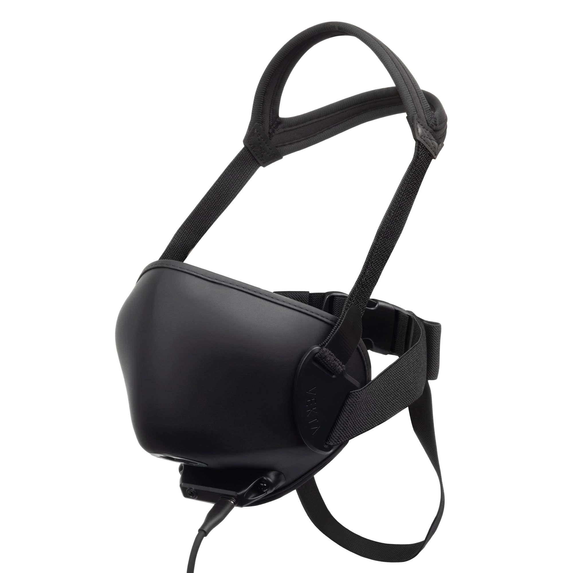 METADOX VEKTA Soundproof Gaming Mask - Up to 30 dB Sound Dampening - Clear-Voice Built-in Mic + Optional Earphones - Comfortable