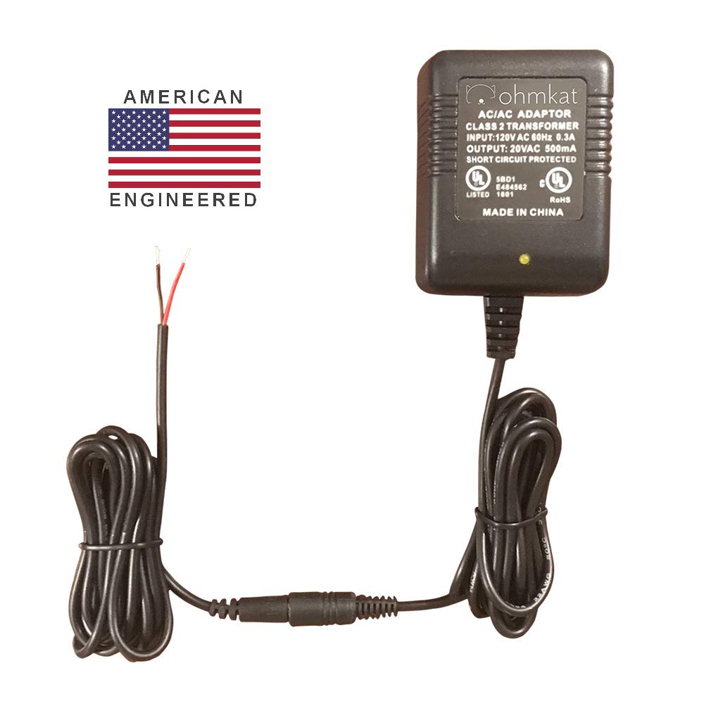 Ohmkat Video Doorbell Power Supply   Compatible With Skybell Trim Plus   Needs No Existing Wiring   Battery Charger, Transformer