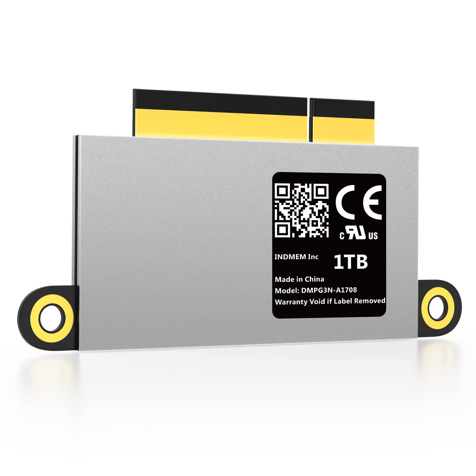 Indmem Nvme Pcle Ssd 1Tb 3D Tlc Flash Hard Drive With Tools For Upgrade 2016 2017 13' Macbook Pro A1708(Emc 2978/3164 Non Touch Bar Models(Late 2016 Mid 2017 Year)