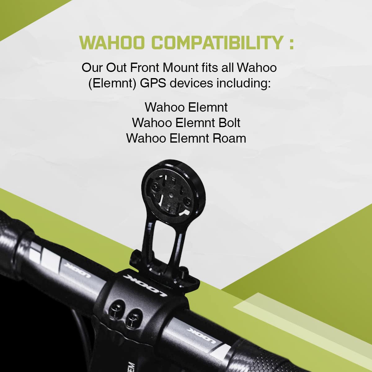 Jrc Components Wahoo Elemnt Stem Mount - Premium And Stealth Options For Bicycle