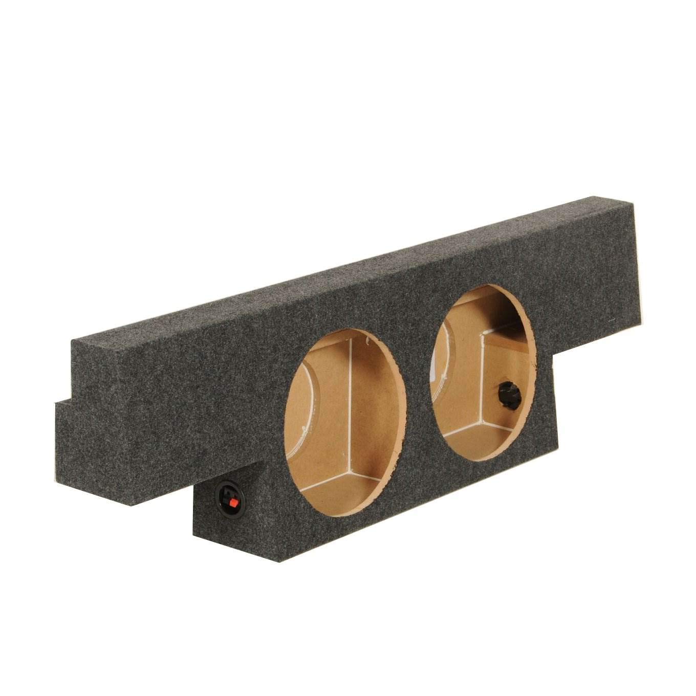 Qpower Non Hd Crew Cab Behind Seat Dual 10 Subwoofer Box