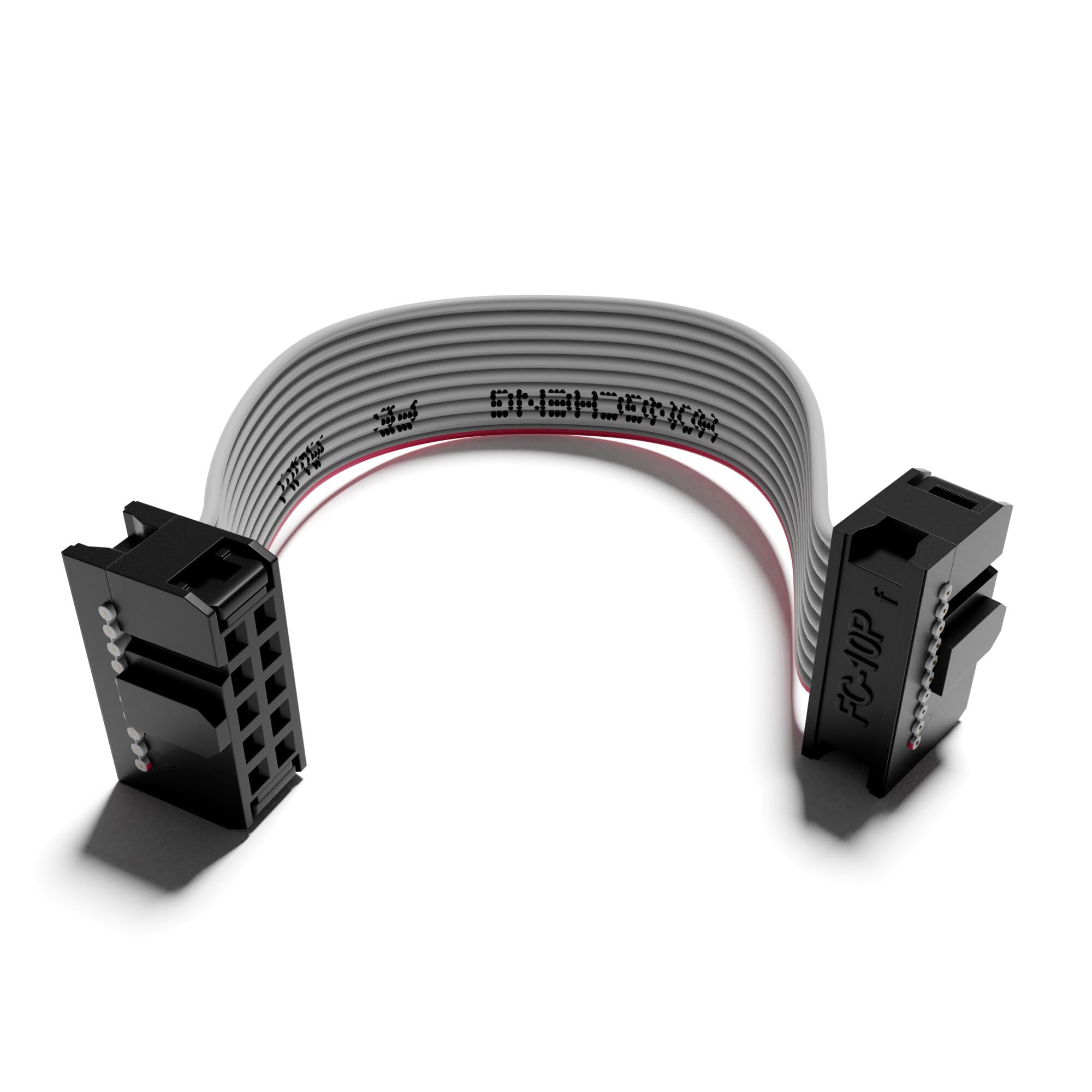 Excelvalley   5 Pack   Eurorack Flat Ribbon Power Cables Modular Synth Synthesizer [10 To 10 Pins | 25 Cm   9.84'']