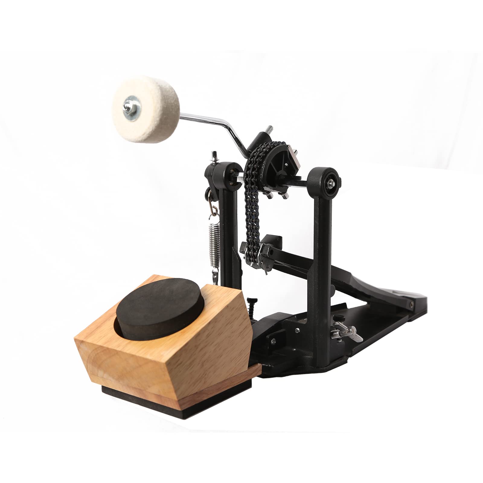 Bass Drum Practice Pad Janerock Bass Drum pad with Drum Beater(Pedal Not Included)