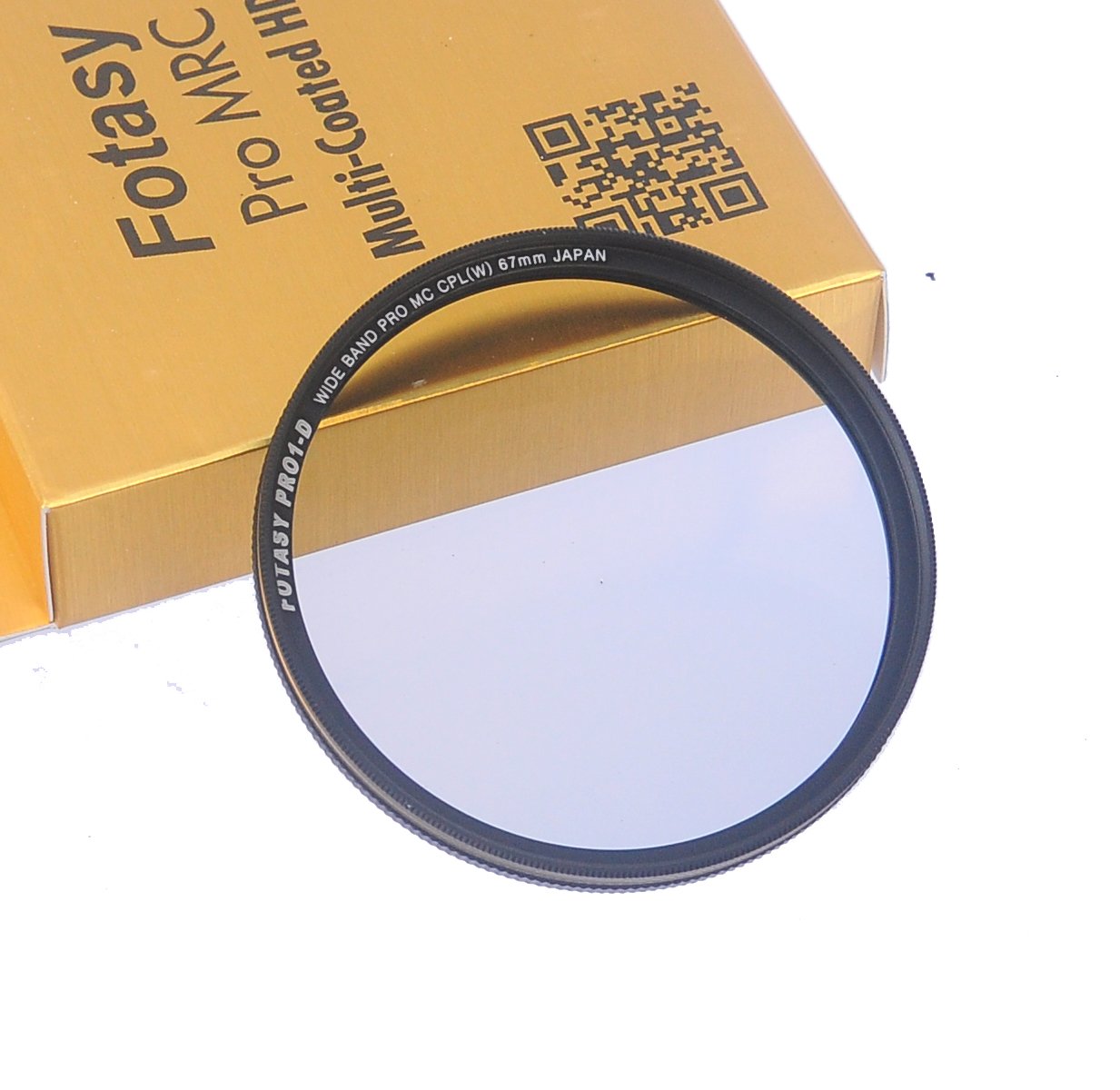 Fotasy 67Mm Ultra Slim Circular Pl Lens Filter, Nano Coatings Mrc Multi Resistant Coating Oil Water Scratch, 16 Layers Multi Coa