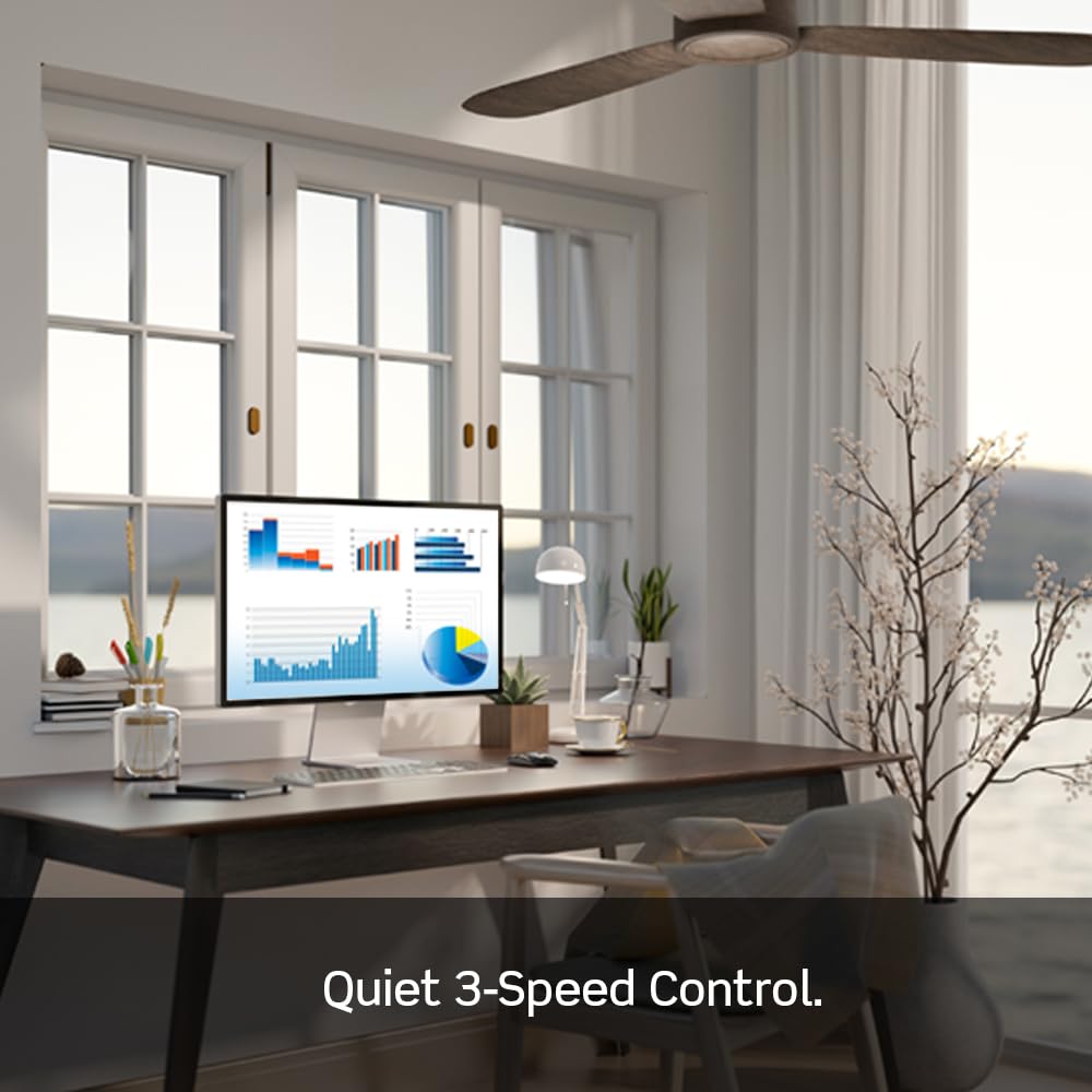 Leviton Sureslide Ceiling Fan Wall Switch, Quiet 3-Speed Fan Control, 1.5 Amps, 661F-10W, White