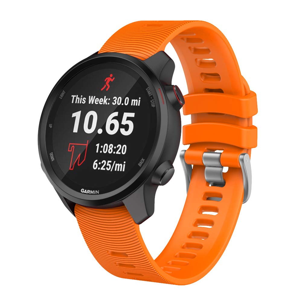 Isabake Watch Band For Garmin Forerunner 245 245 Music Forerunner 645 645 Music,Compatible With Garmin Vivoactive 3 Venu Sqvivom