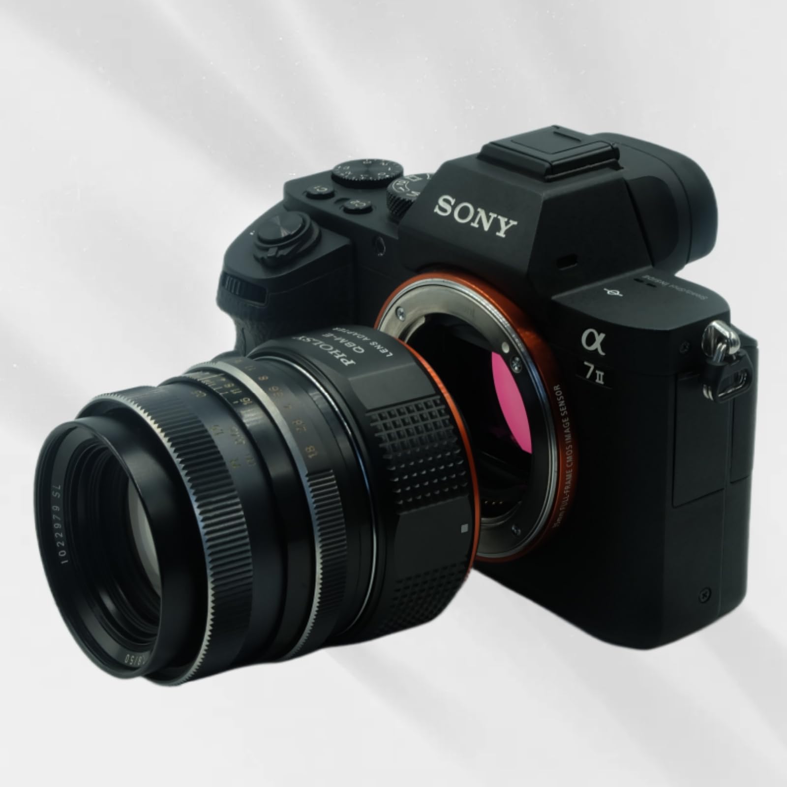 Pholsy Lens Mount Adapter Compatible With Rollei Qbm Mount Lens To E Mount Camera Body Compatible With Sony A1 A9Ii A7S Iii A7R