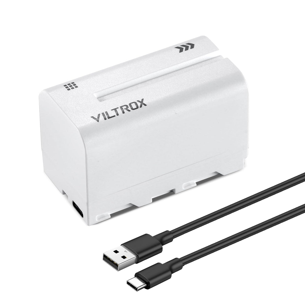 Viltrox Np-F750 Li-Ion Battery 1 Pack (4400Mah), Replacement For Sony Np-F550 F570 F750 F770 F950 F960 F970, Compatible With Led