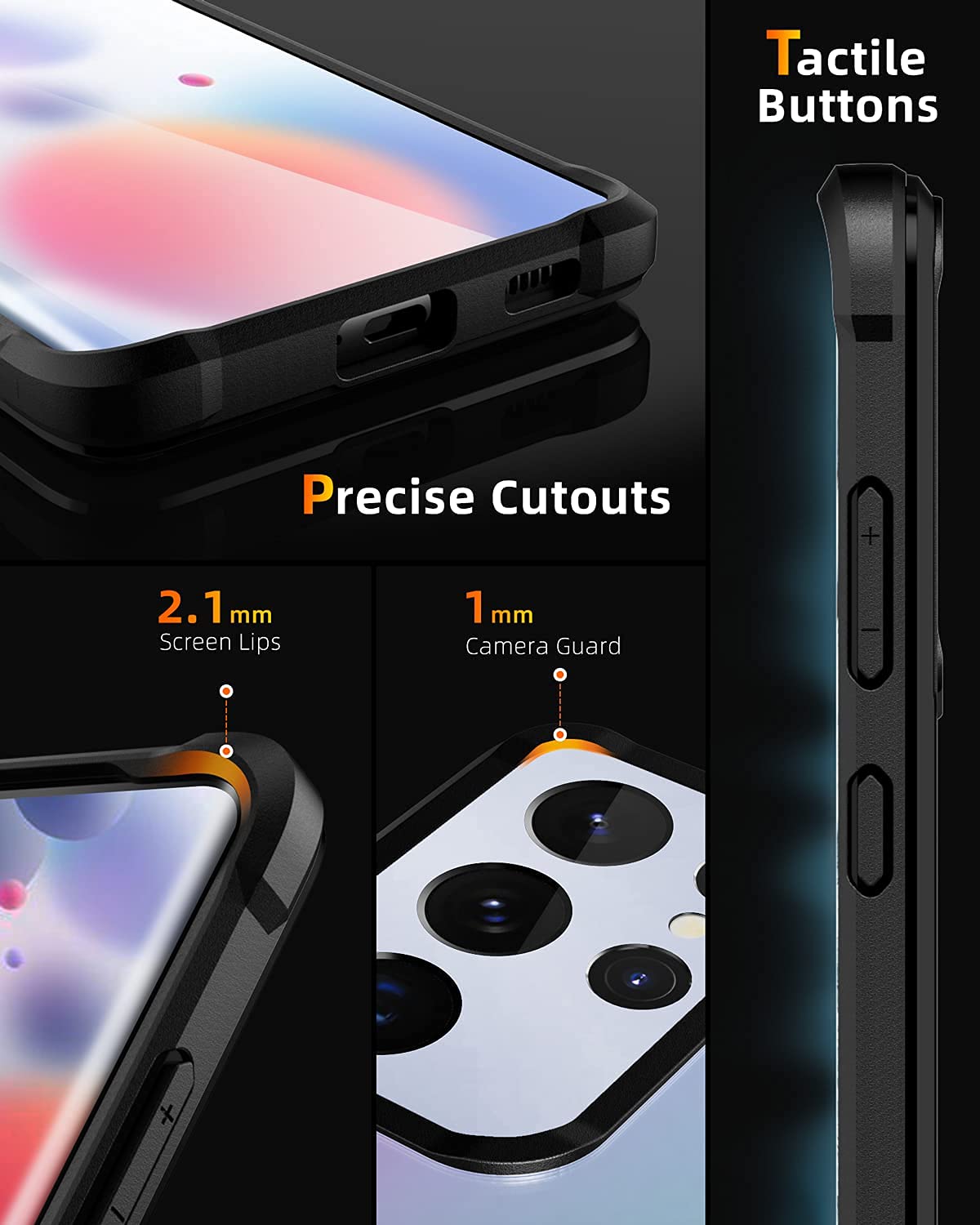 Armadillotek Caseborne R Compatible With Samsung Galaxy S21 Ultra 5G Case   Shockproof Protective Clear, Military Grade 12Ft Dro