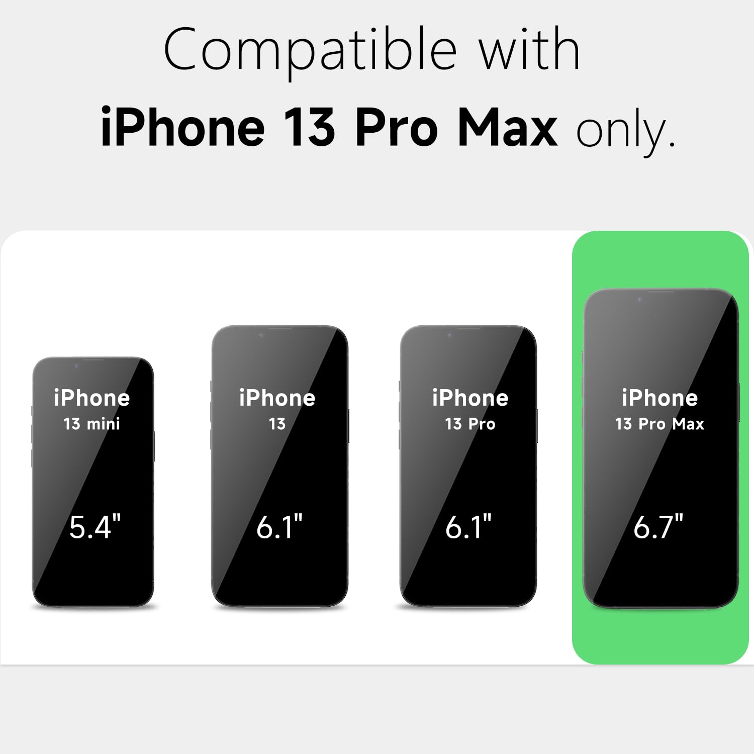 Loeoel For Iphone 13 Pro Max Case Clear, Transparent Hybrid 13 Pro Max Phone Case [Hard Plastic & Soft Silicone Bumper] Acrylic