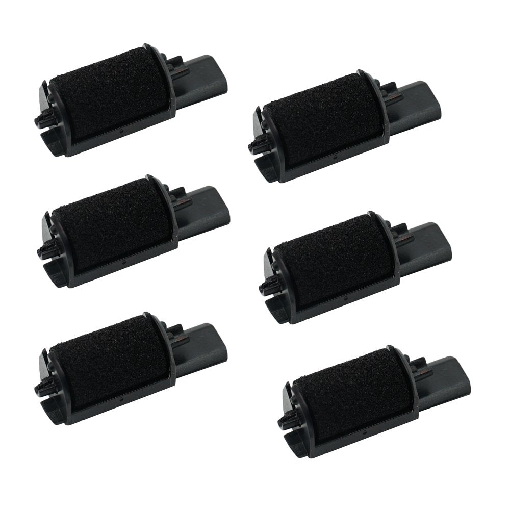 Printerfield Ir 40 (6 Pack) Compatible Calculator Printer Ribbon Ink Roller   Black